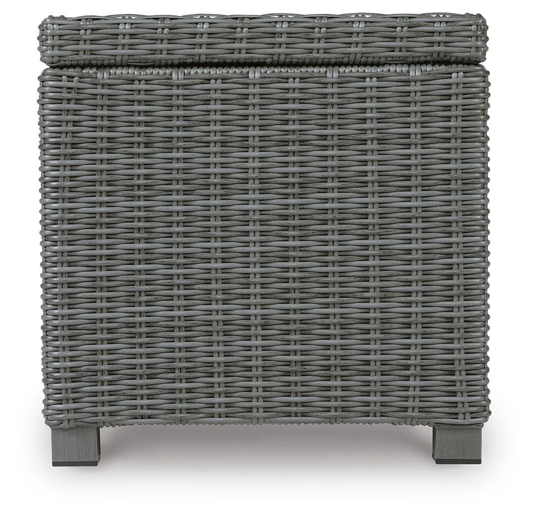 Elite Park Outdoor End Table — Black/Gray — view 4