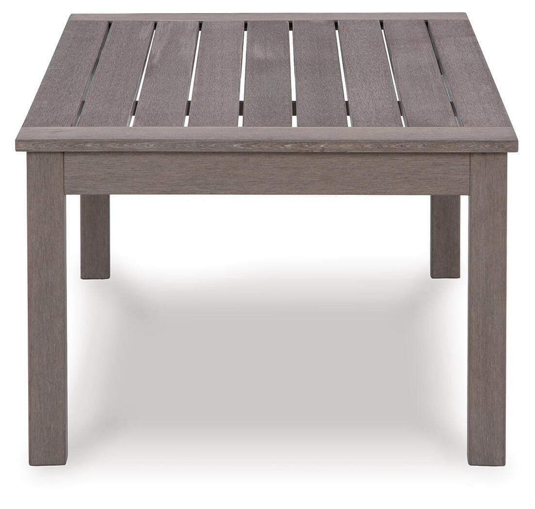 Hillside Barn Outdoor Coffee Table — Brown/Beige — view 4