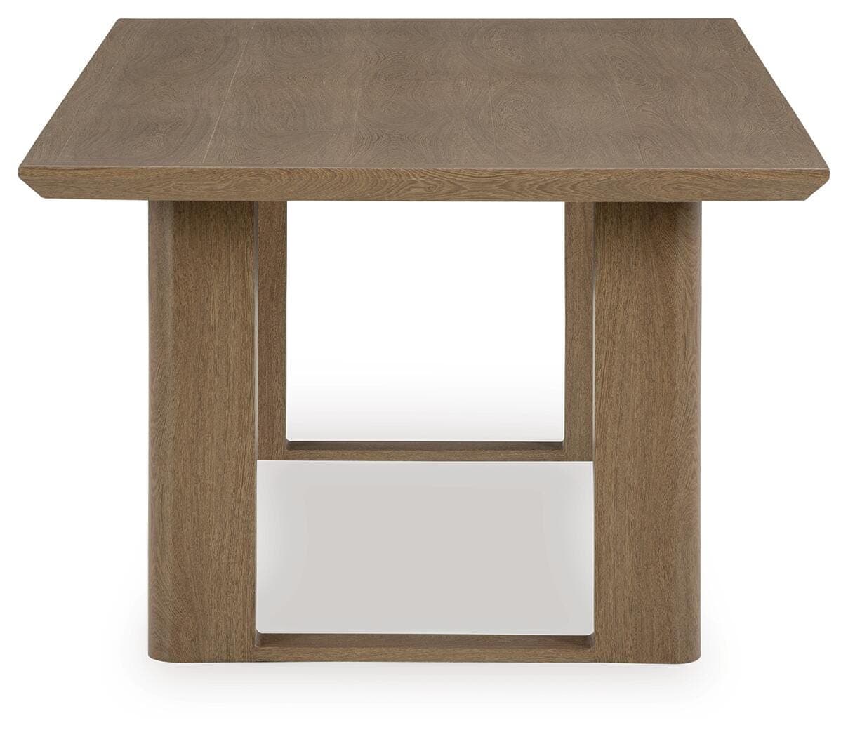 Serene Bay Outdoor Dining Table — Brown/Beige — view 4