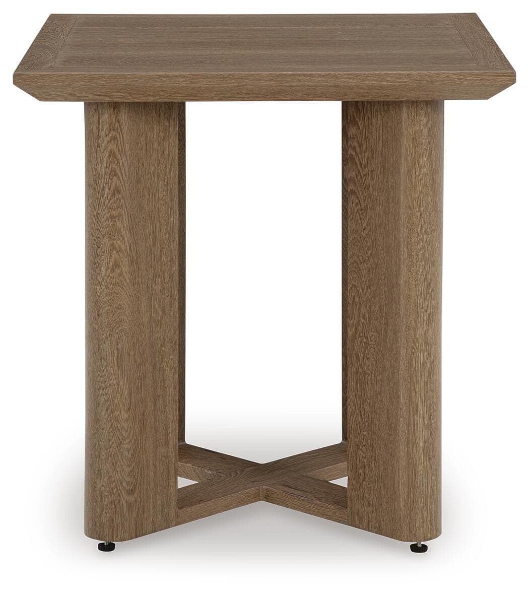 Serene Bay Outdoor End Table — Brown/Beige — view 4