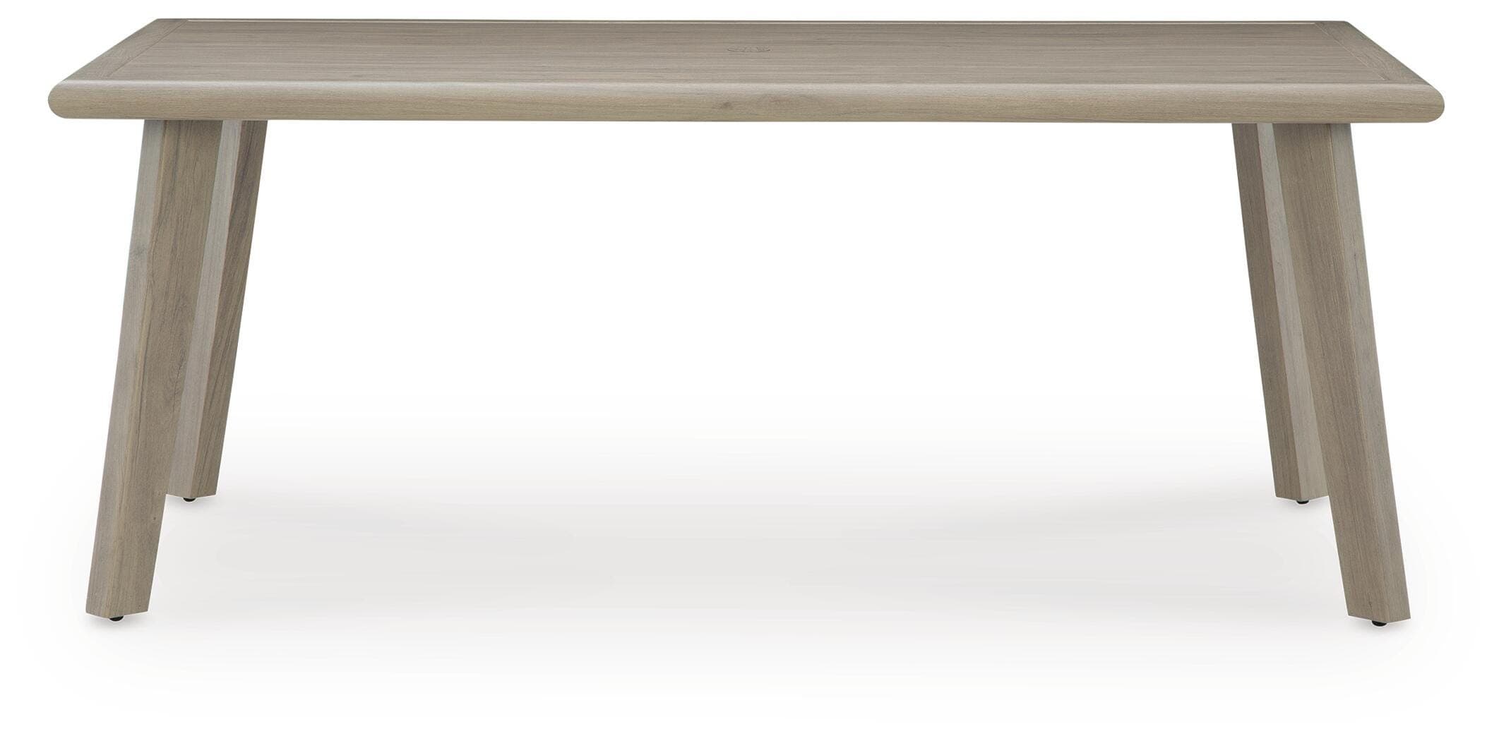Carisbo Outdoor Dining Table — Brown/Beige — view 3