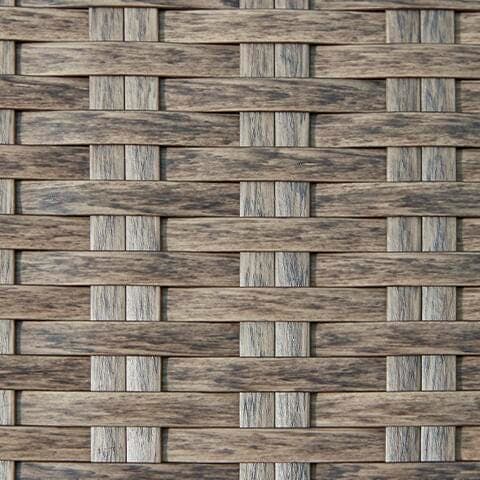 Carisbo Outdoor Arm Chair (Set of 2) — Brown/Beige — view 7