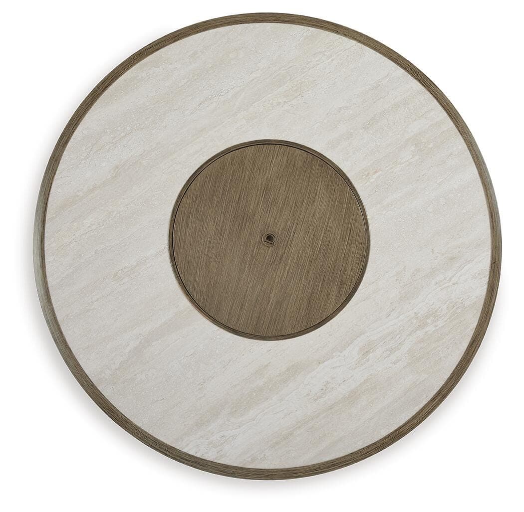 Rainier Ranch Fire Pit Table — Brown/Beige — view 5