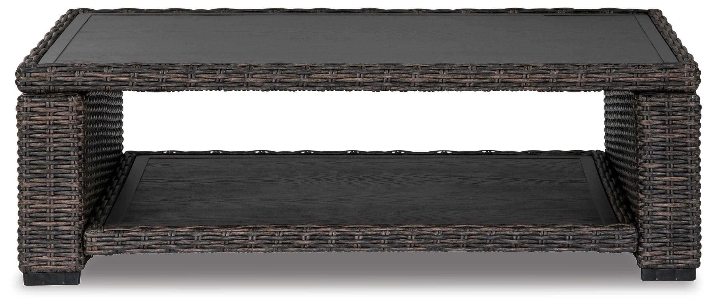 Grasson Lane Coffee Table — Brown/Beige — view 3
