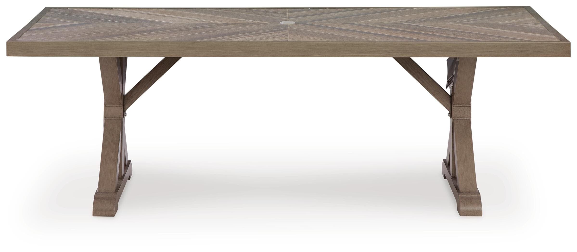 Revare Beach Outdoor Dining Table — Beige — view 3