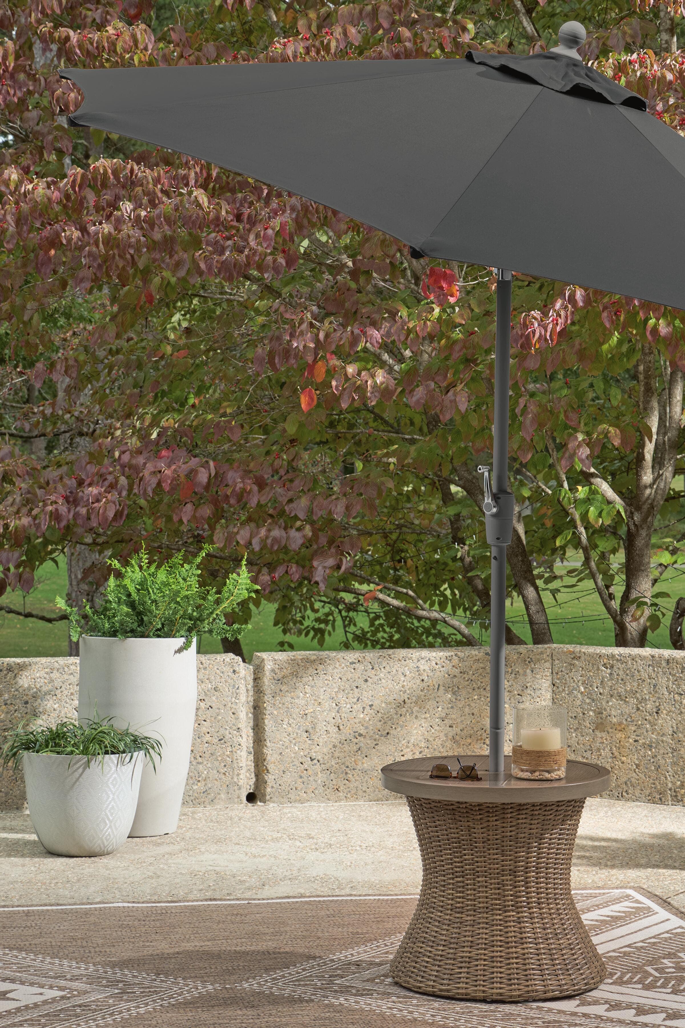 Revare Beach Outdoor End Table — Beige — view 7