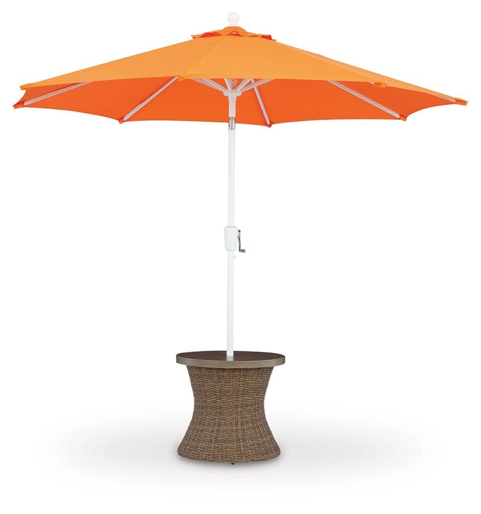Revare Beach Outdoor End Table — Beige — view 4