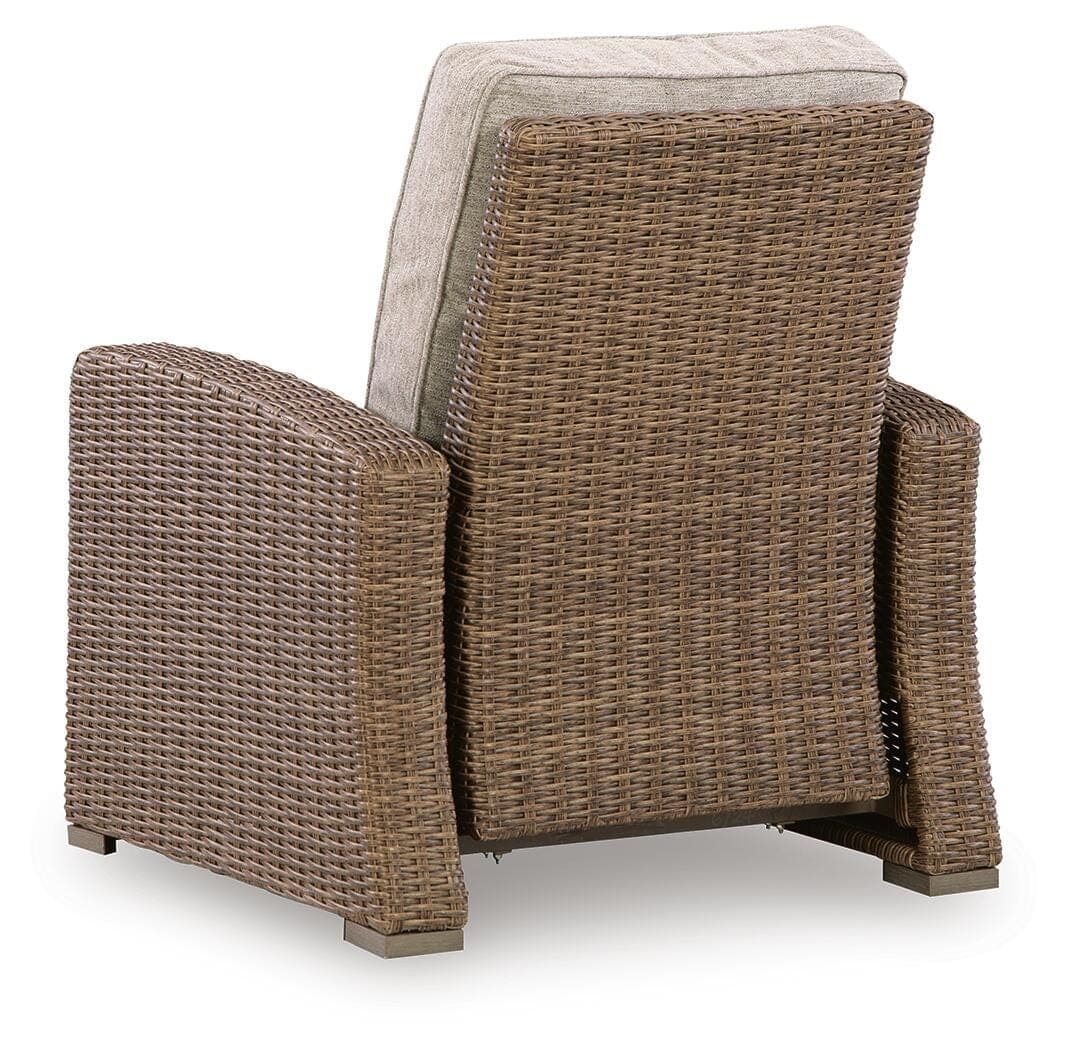 Revare Beach Outdoor Recliner — Beige — view 5