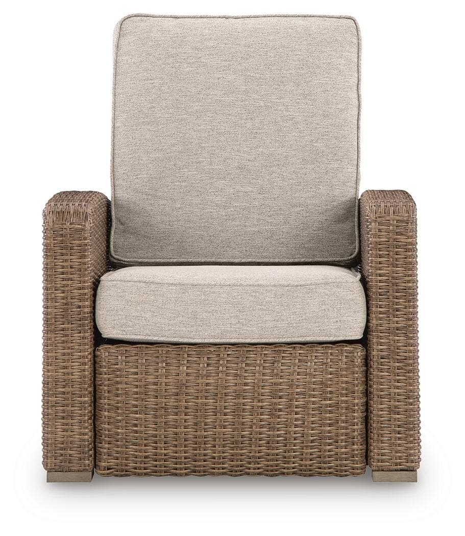 Revare Beach Outdoor Recliner — Beige — view 4