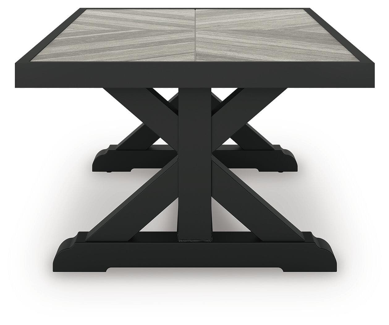 Beachcroft Outdoor Coffee Table — Black/Gray — view 7