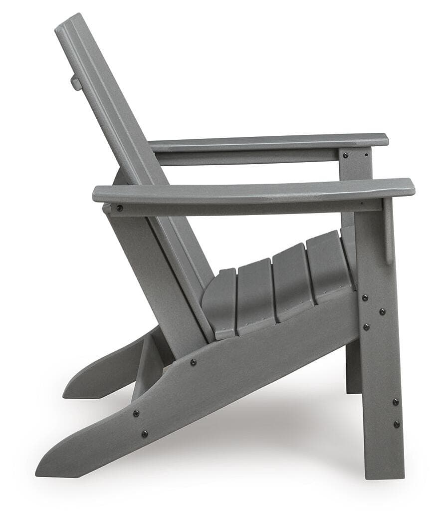 Lone View Bay Adirondack Chair — Gray — view 4