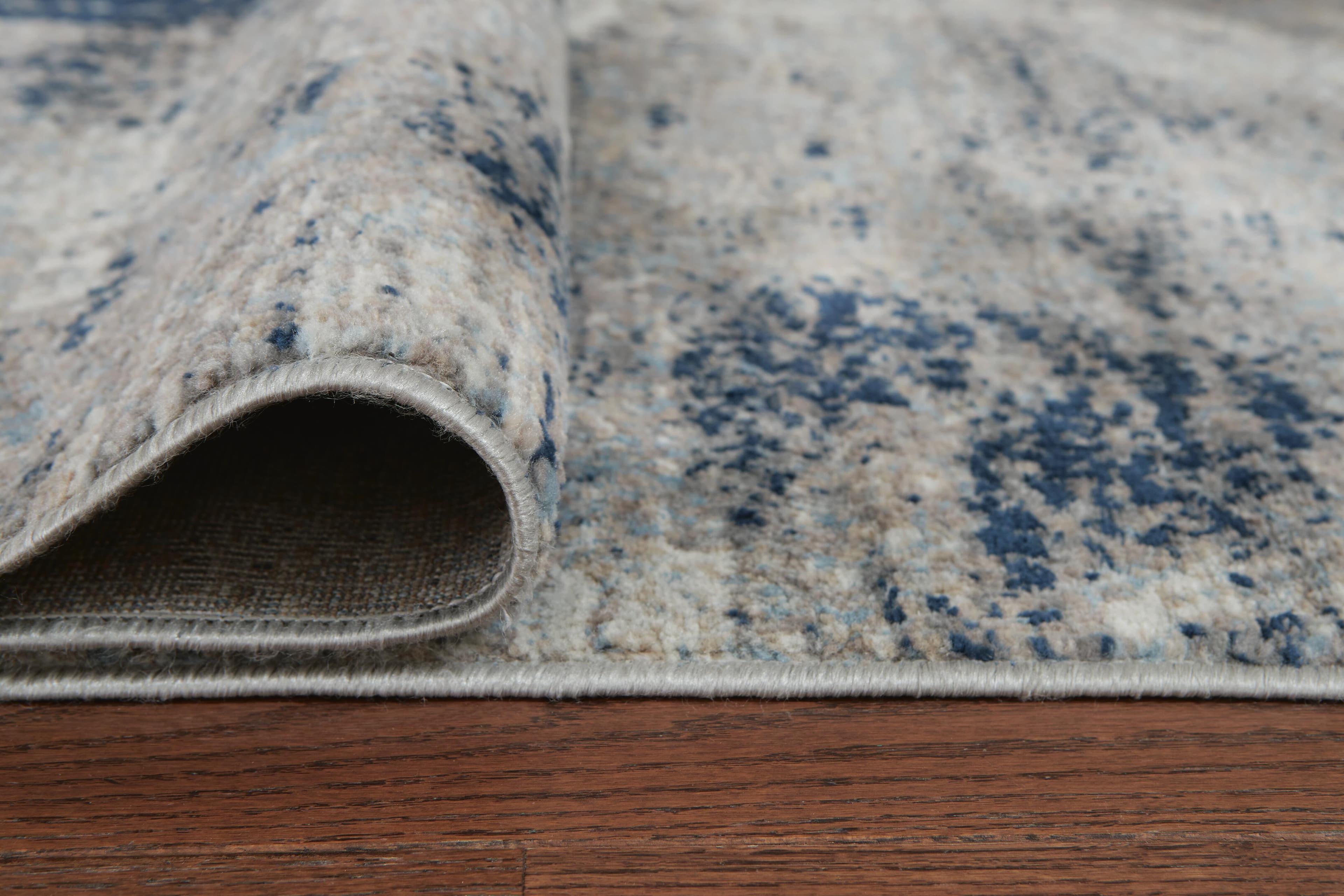 Wrenstow 5'3" x 7'3" Rug — Black/Gray, Blue & Brown/Beige — view 4