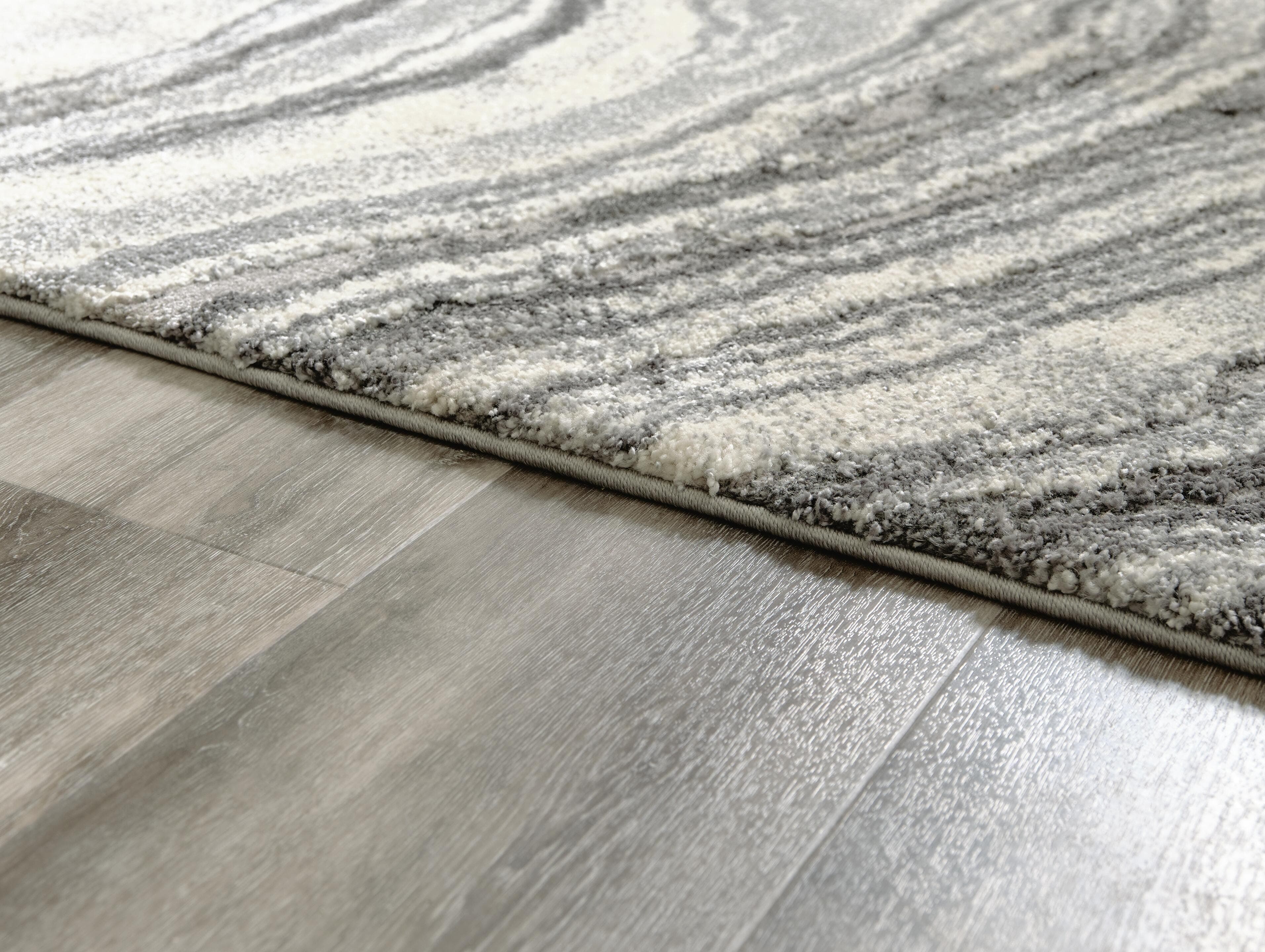 Wysdale 7'10" x 10'3" Rug — White & Black/Gray — view 3