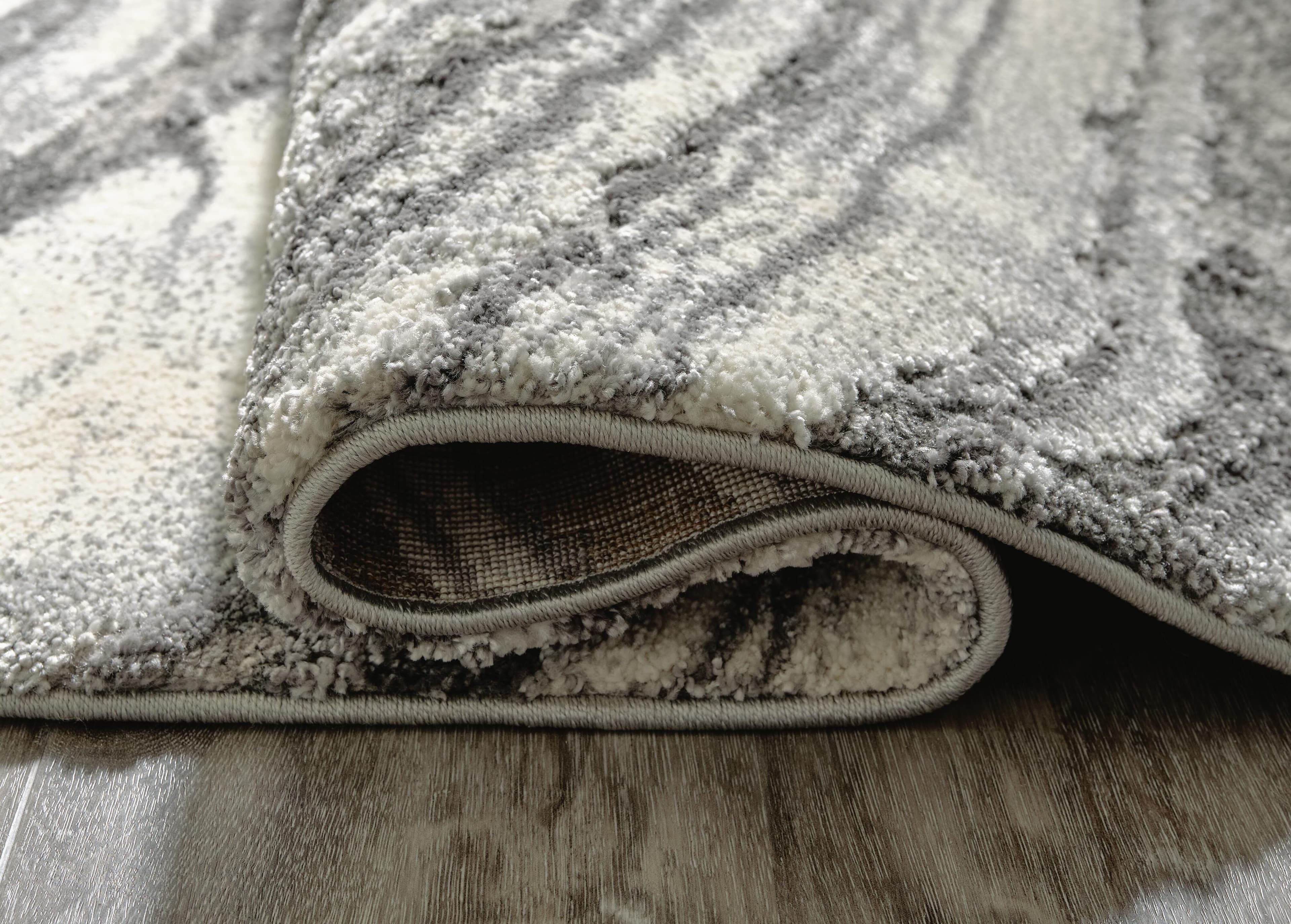 Wysdale 7'10" x 10'3" Rug — White & Black/Gray — view 4