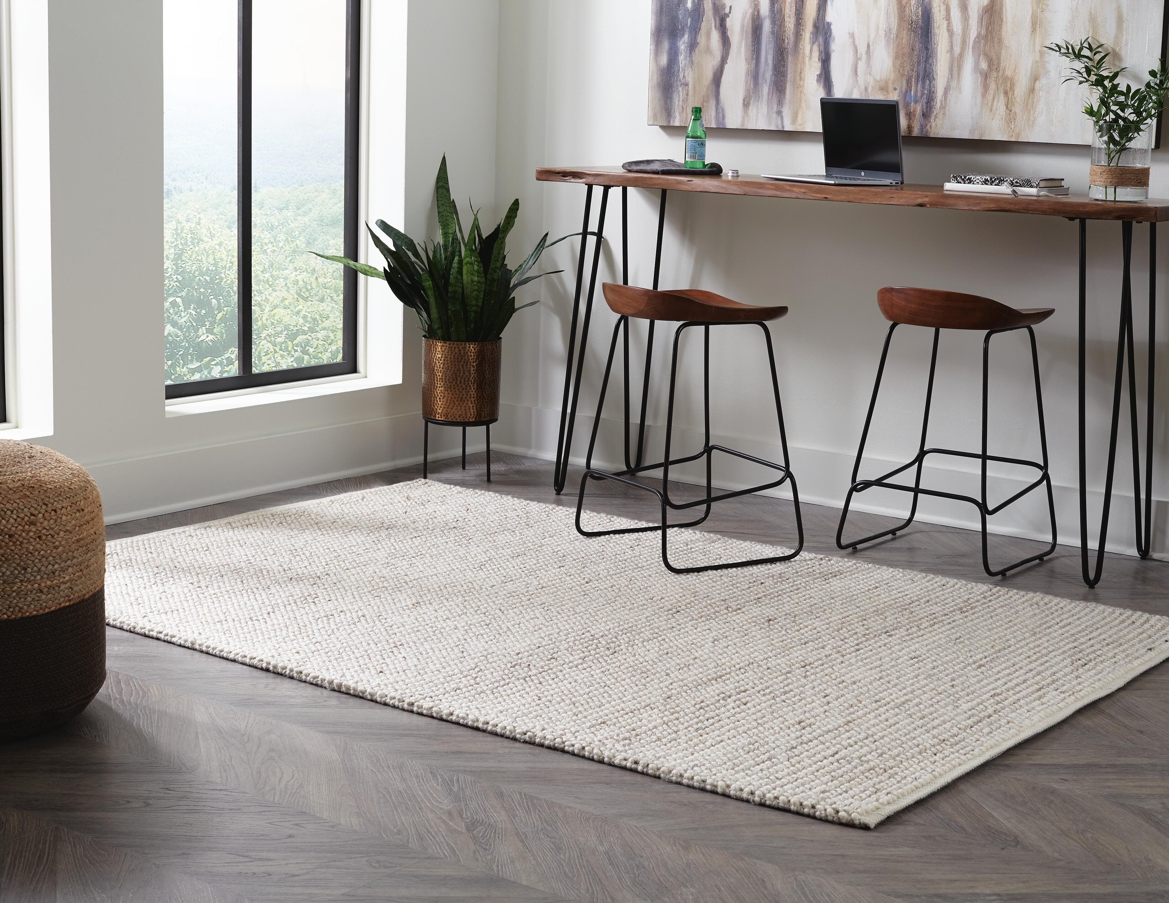Jossick 5' x 7' Rug — Brown/Beige — view 2