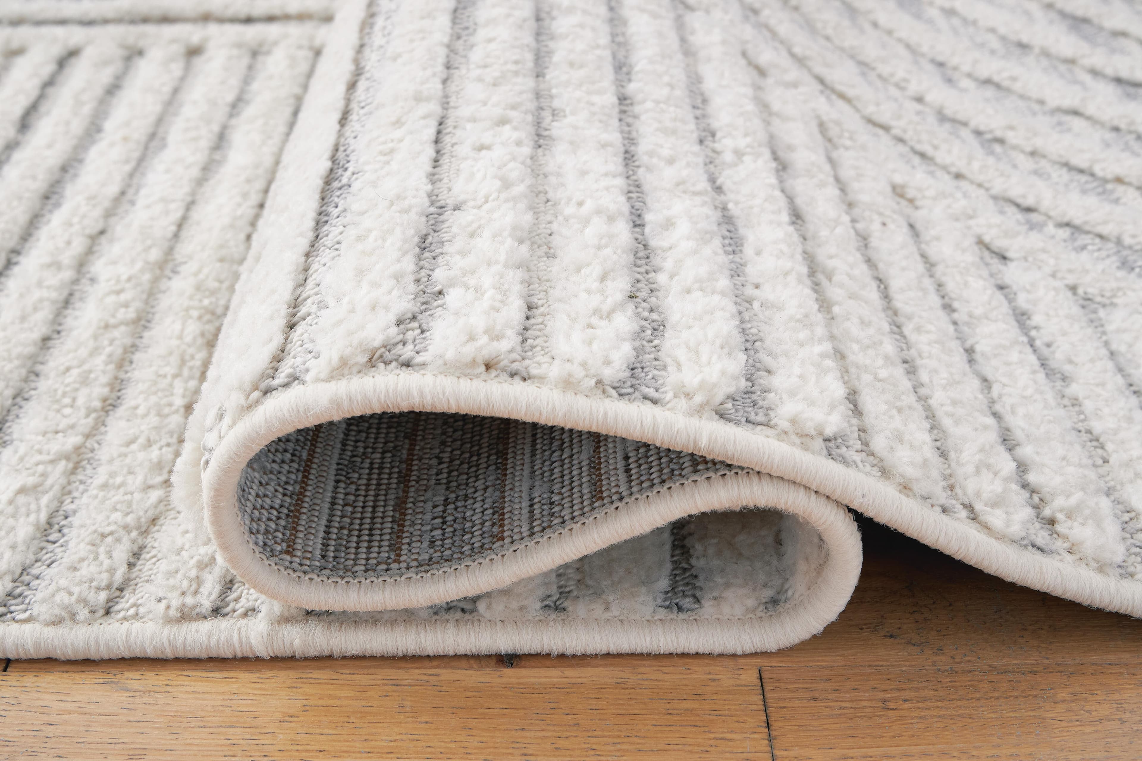 Lambworth 7'10" x 10' Rug — White & Black/Gray — view 4