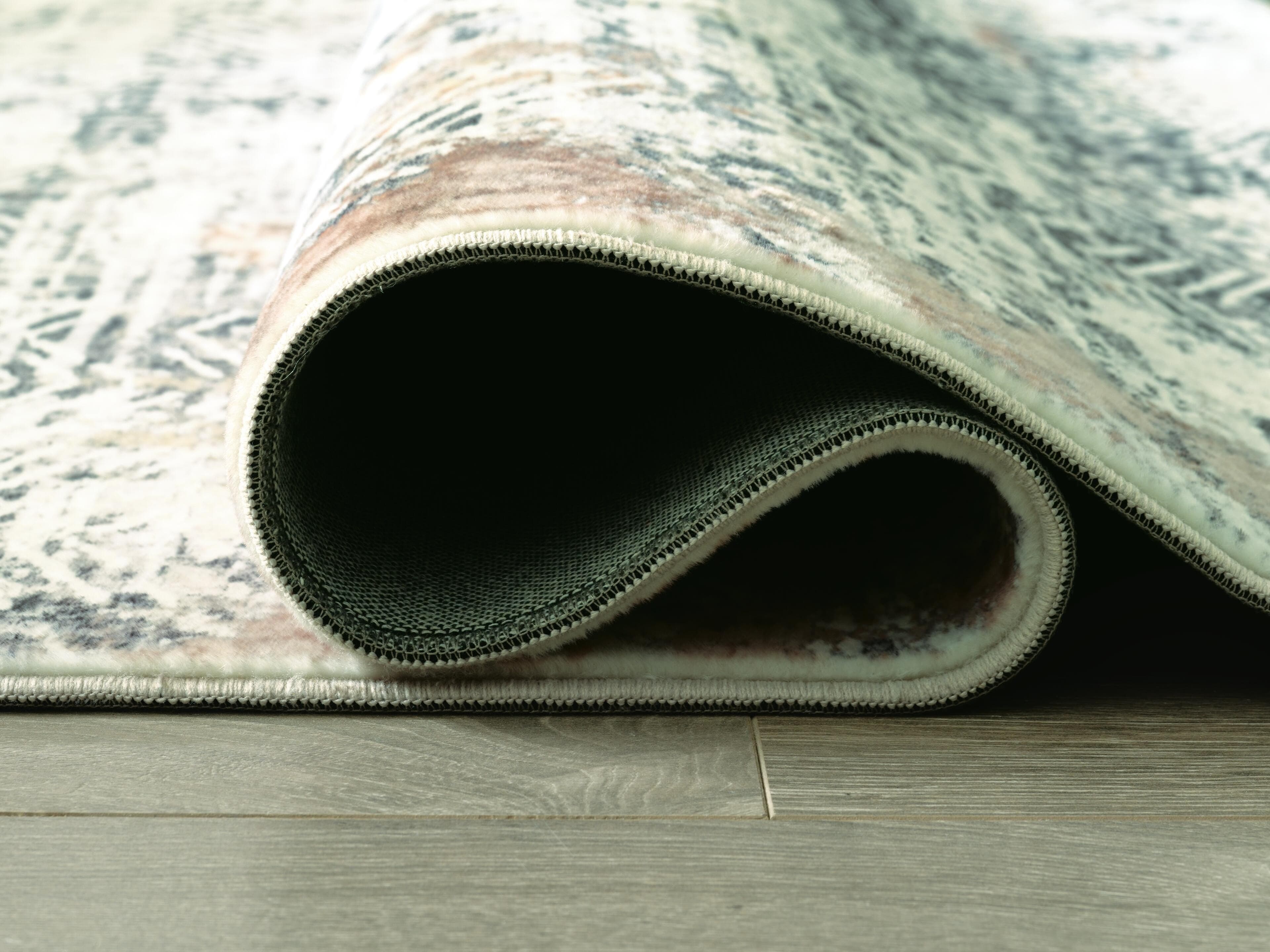 Redlings 7'5" x 9'6" Rug — White, Yellow, Black/Gray & Brown/Beige — view 4