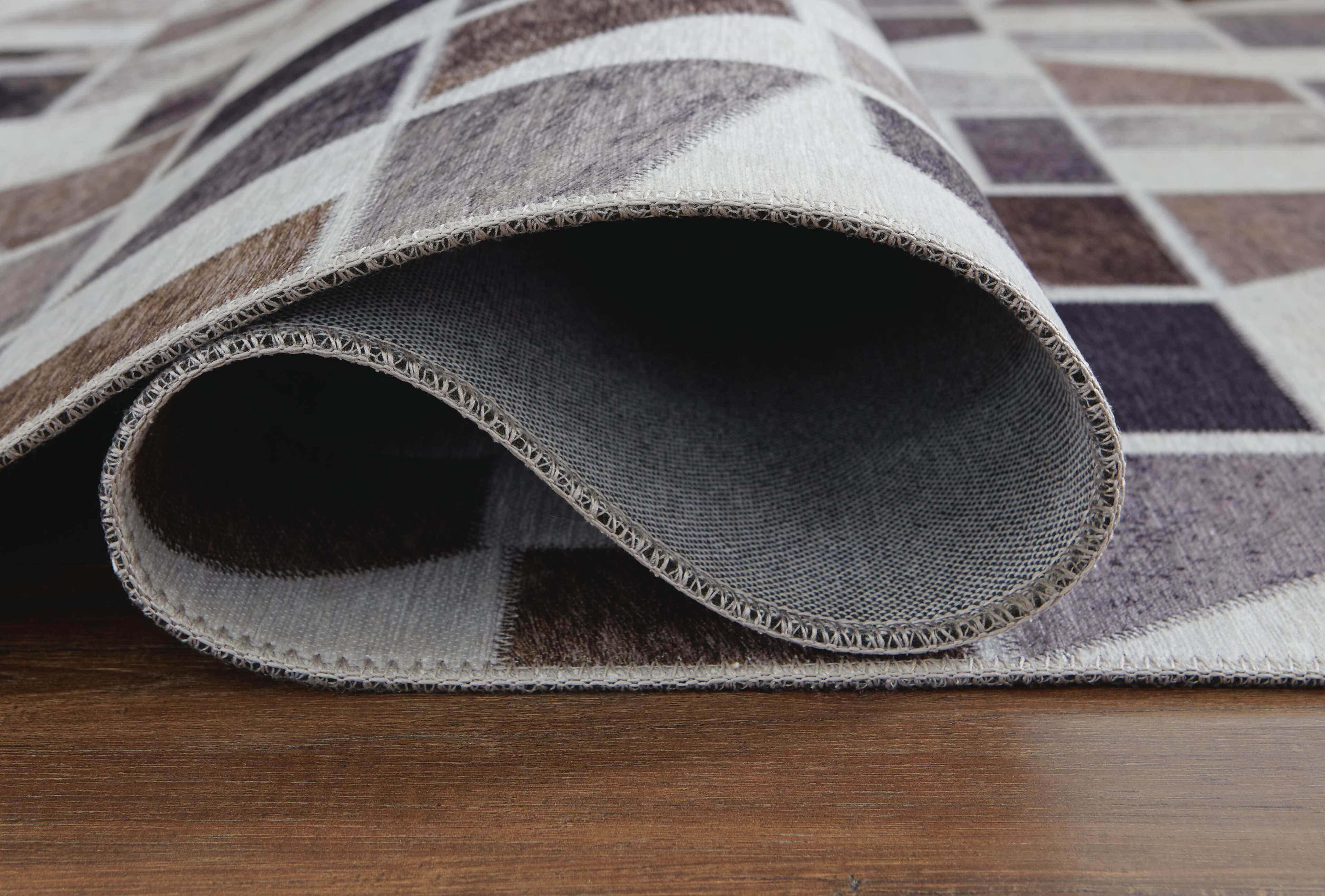 Jettner 5' x 7' Rug — White, Black/Gray & Brown/Beige — view 4