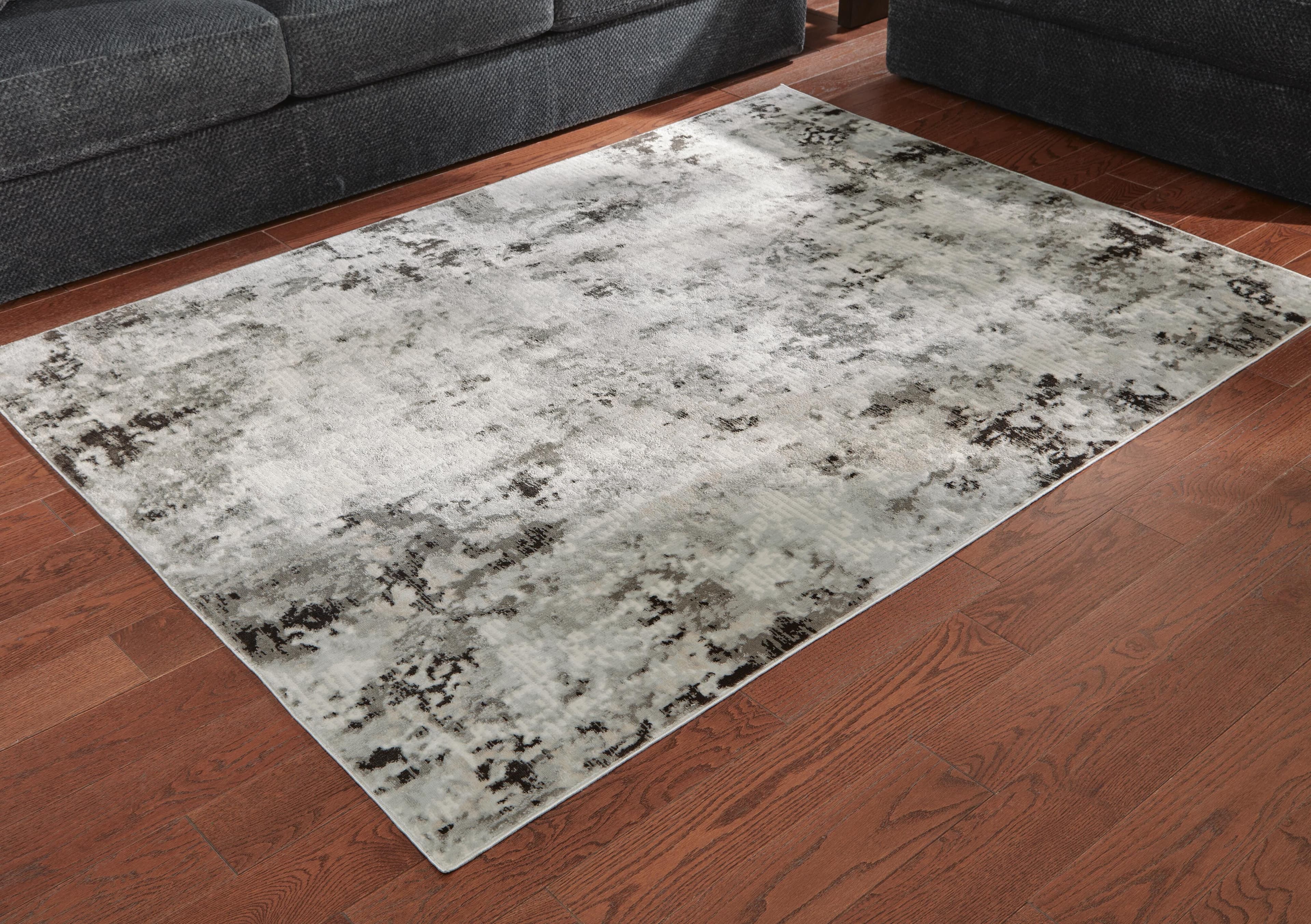 Greyland 5' x 7' Rug — White, Black/Gray & Brown/Beige — view 2