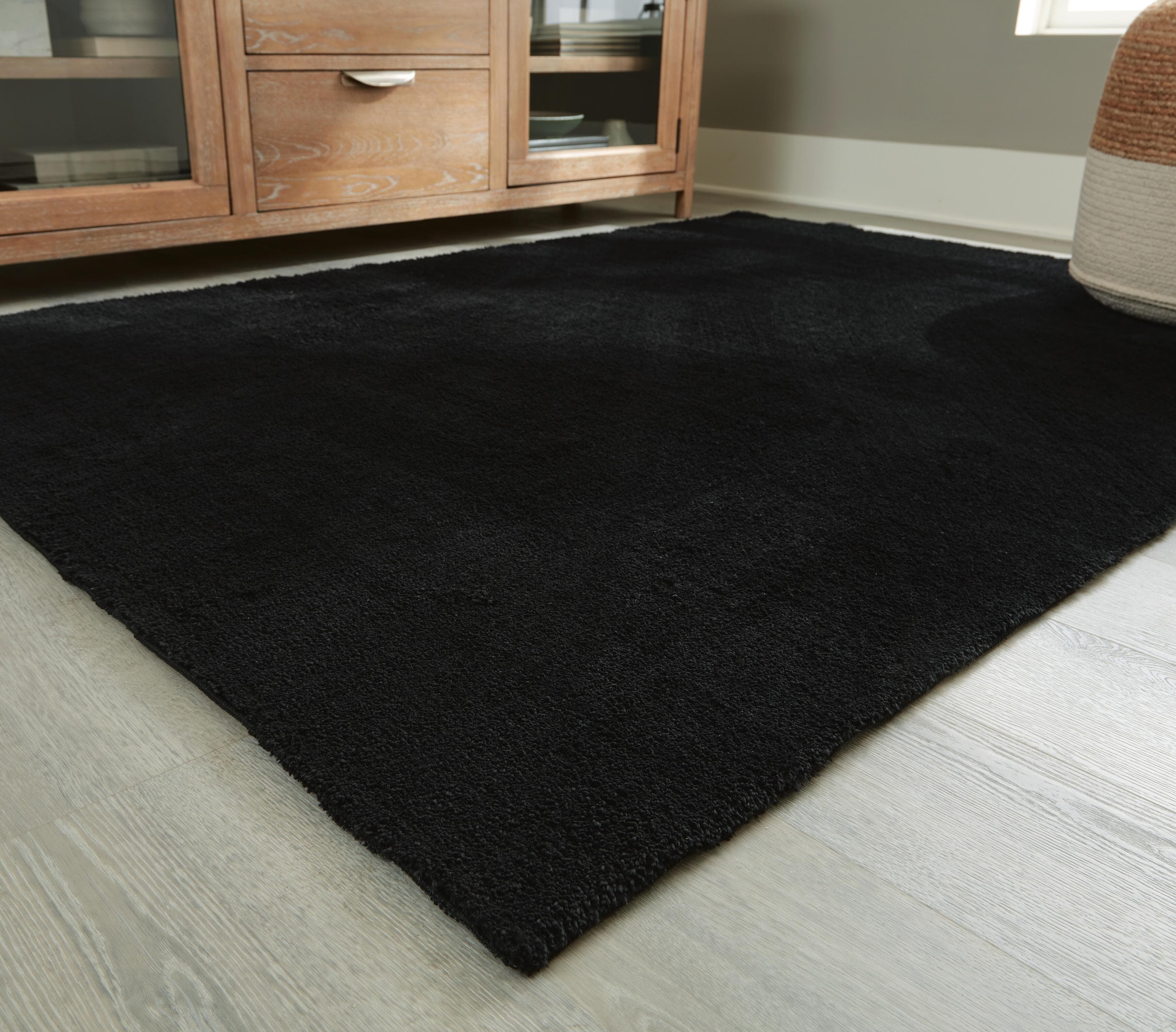 Anaben 8' x 10'1" Washable Rug — Black/Gray — view 3