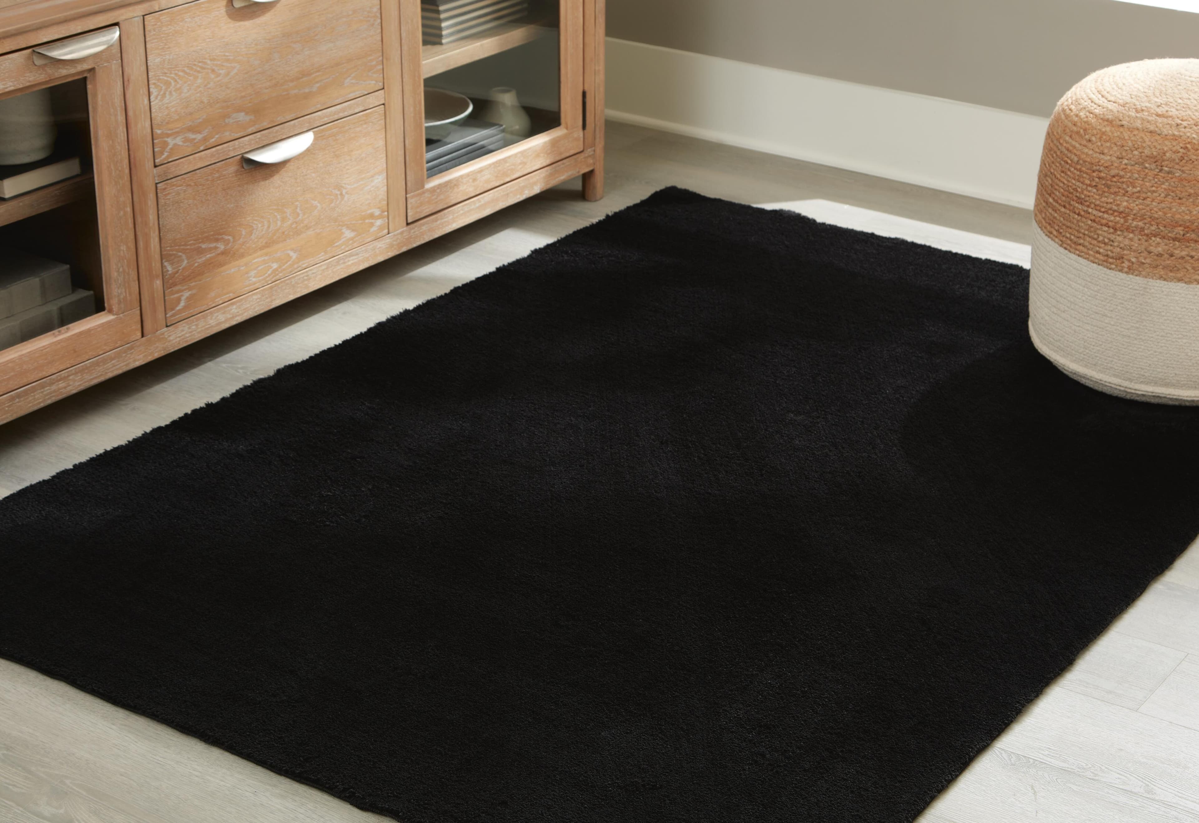Anaben 8' x 10'1" Washable Rug — Black/Gray — view 2