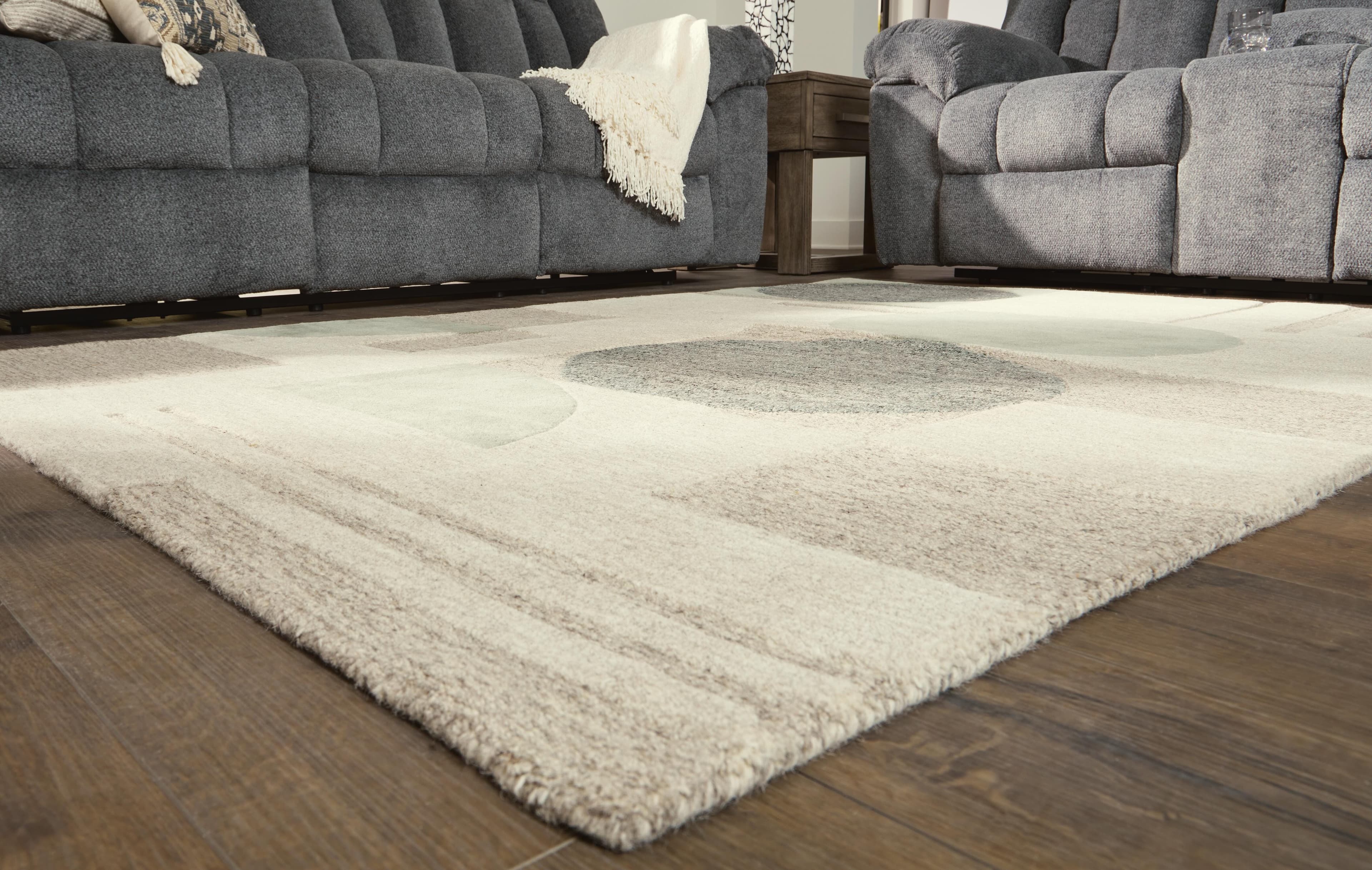 Dallane 5' x 7' Rug — Black/Gray, Blue & Green — view 3
