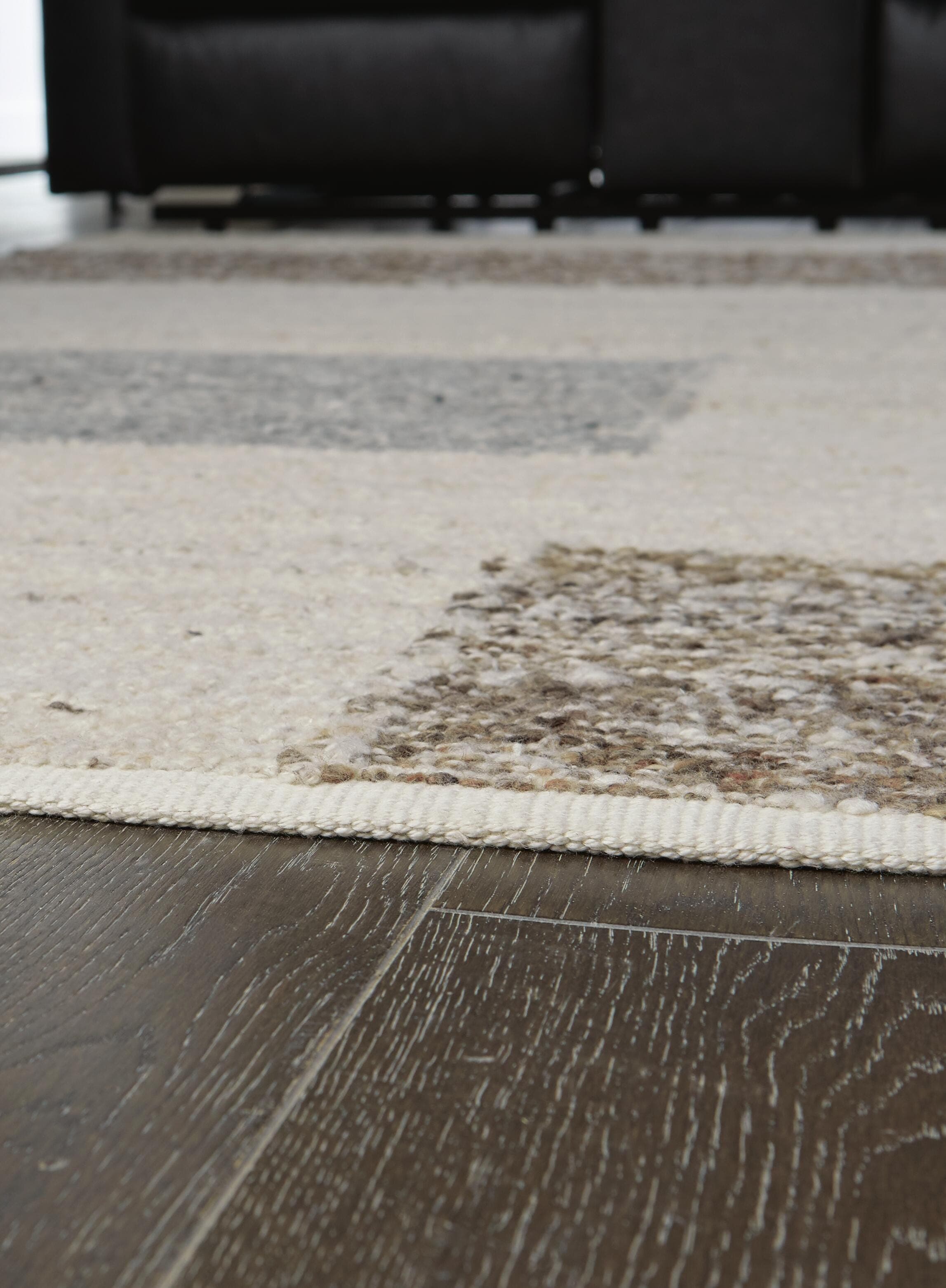 Barus 5' x 7' Rug — Black/Gray & Brown/Beige — view 3