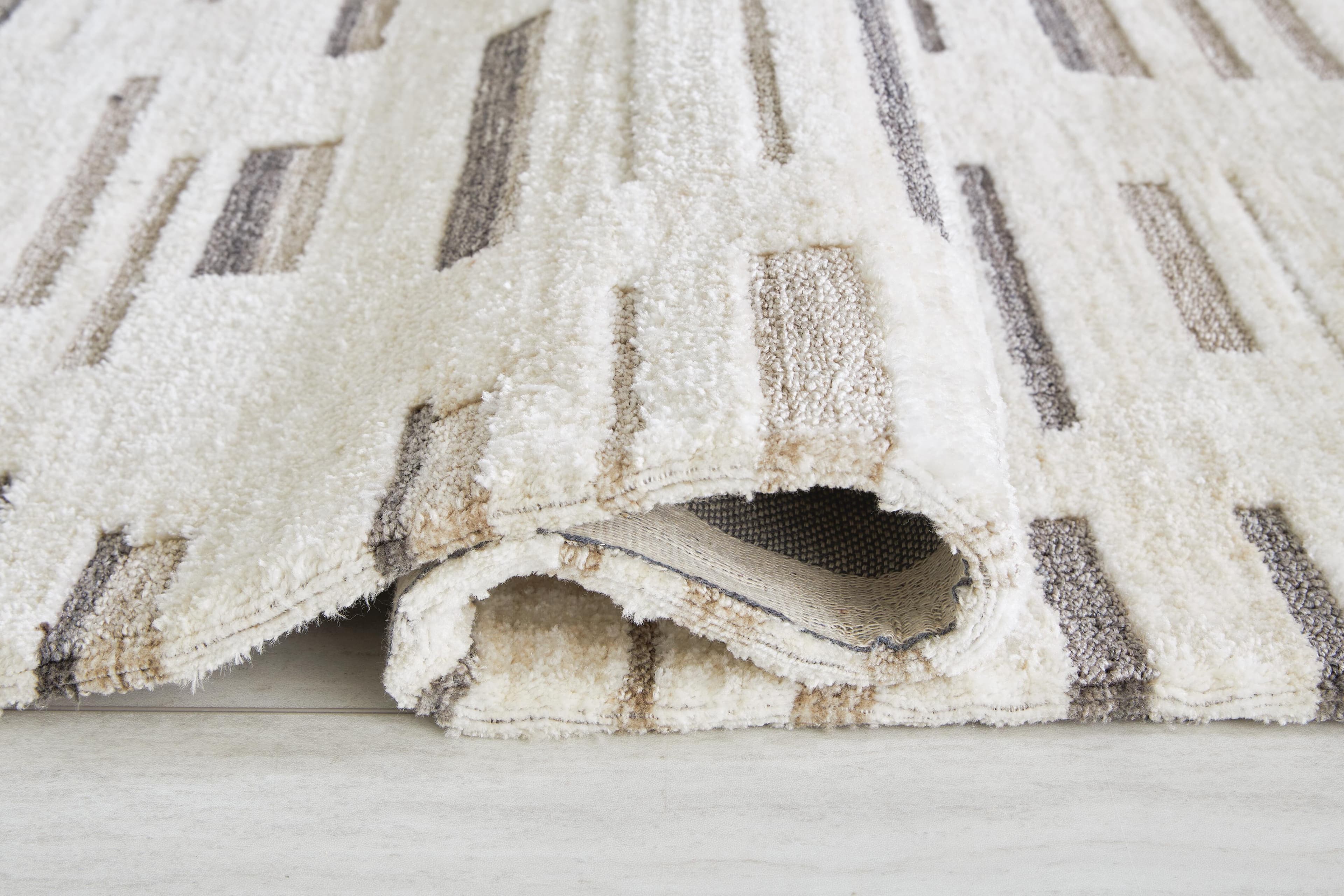 Leesdale 8' x 10' Rug — White, Black/Gray & Brown/Beige — view 4