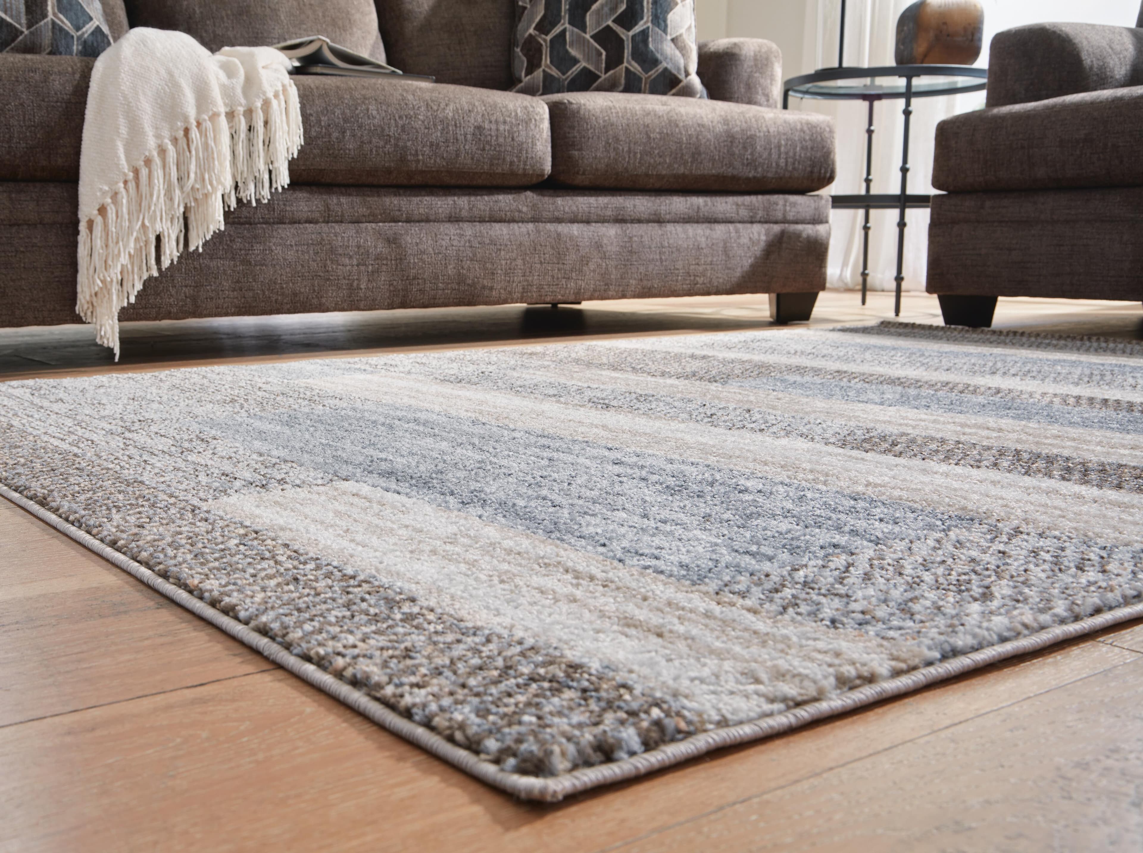 Sethburn 5' x 7' Rug — Black/Gray & Brown/Beige — view 3
