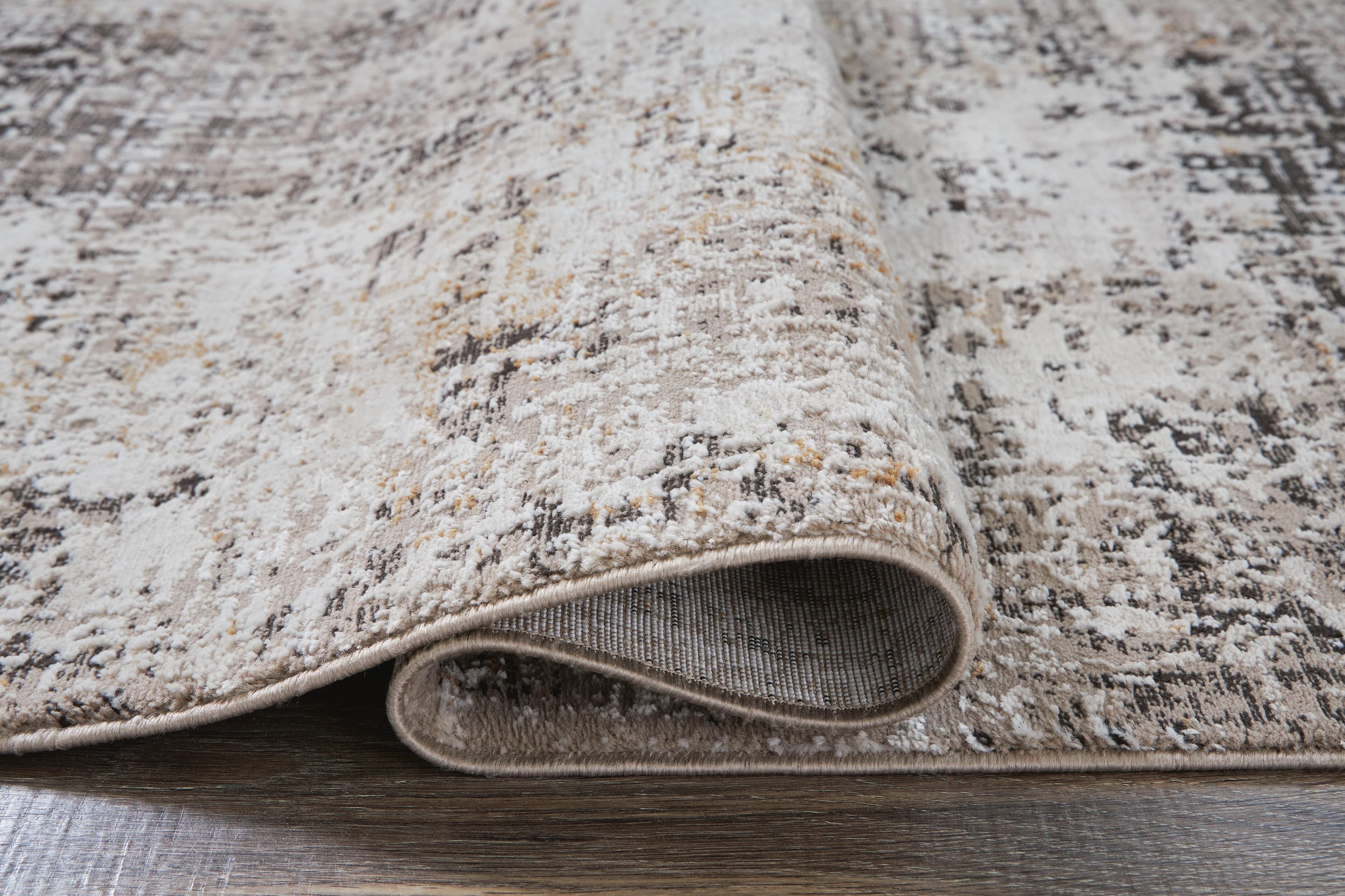 Elaning 8' x 10' Rug — Black/Gray & Brown/Beige — view 3