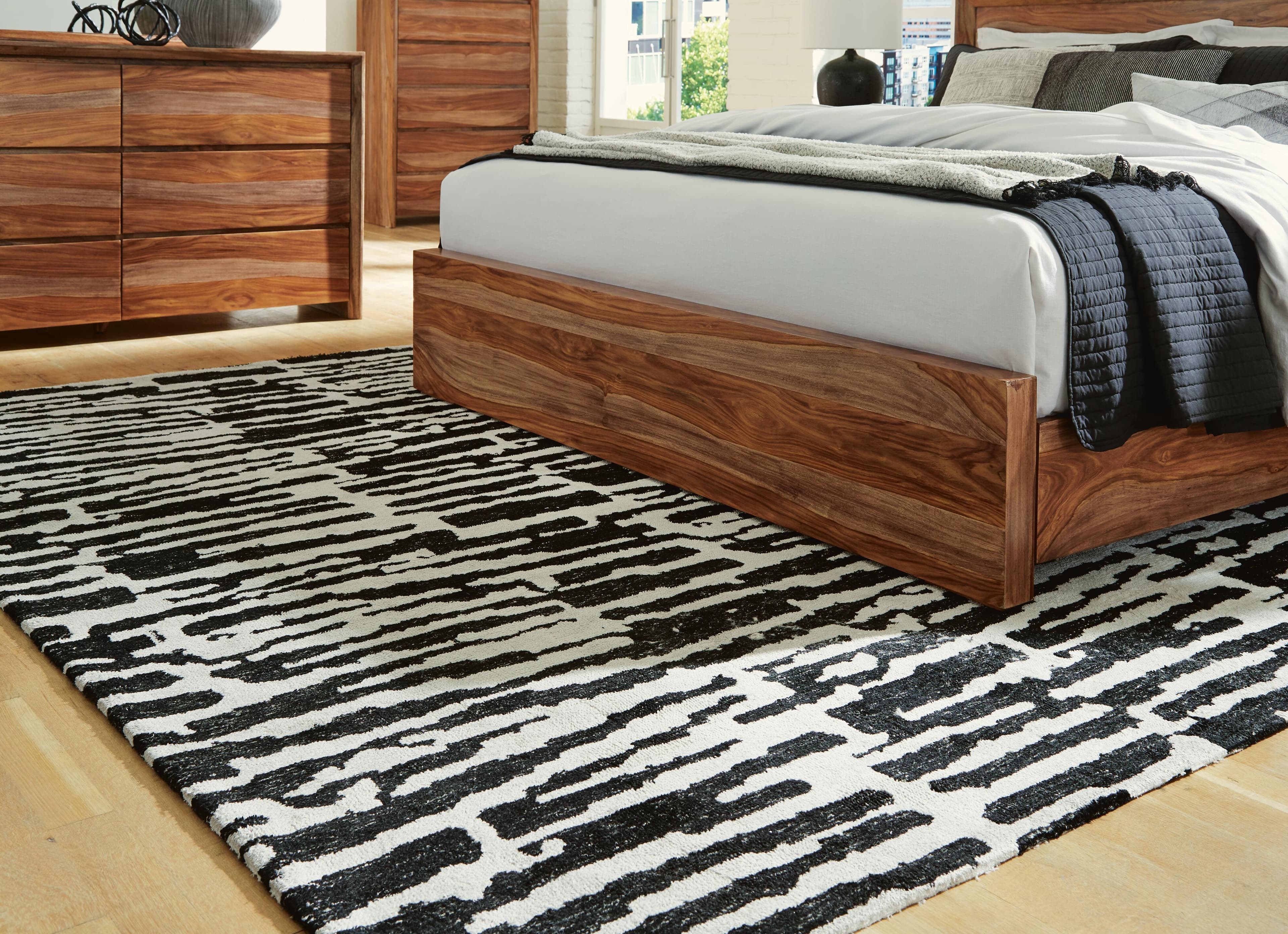 Bramshaw 8' x 10' Rug — White & Black/Gray — view 2