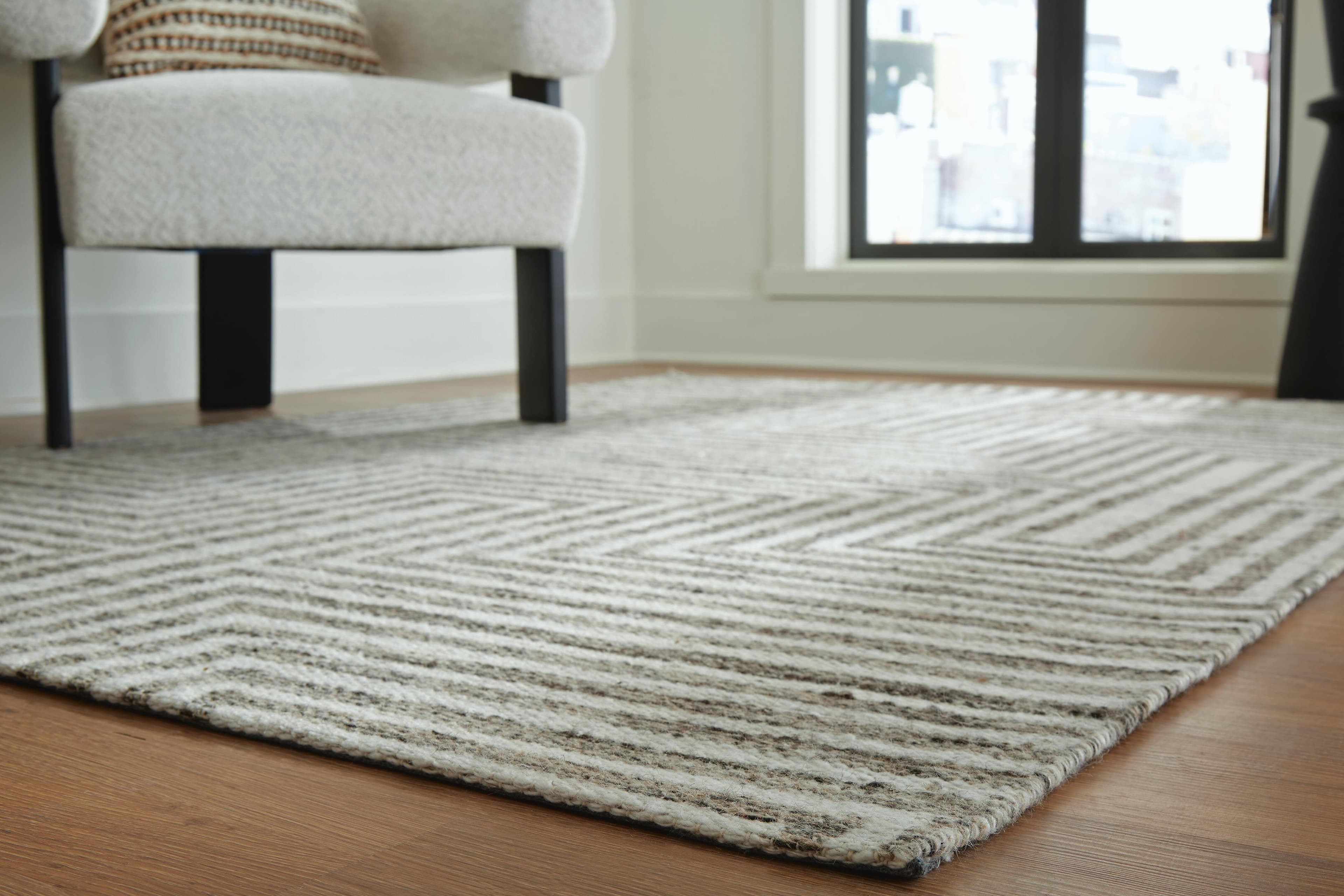 Jossen 8' x 10' Rug — Black/Gray & Brown/Beige — view 3