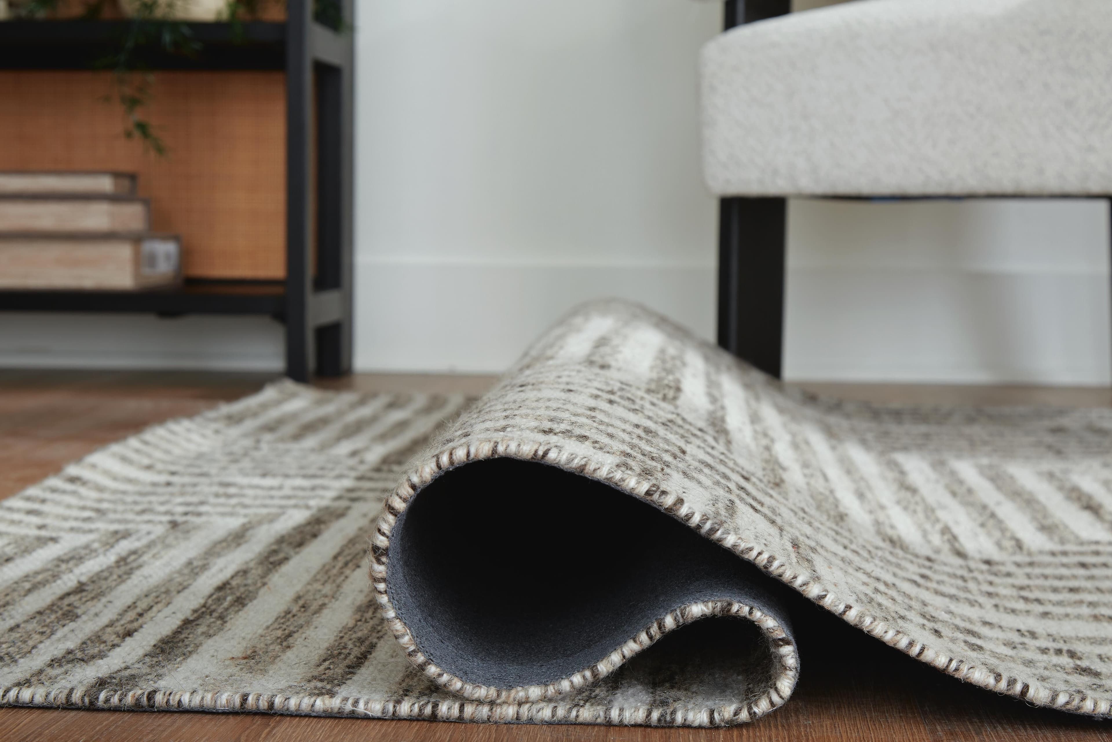 Jossen 8' x 10' Rug — Black/Gray & Brown/Beige — view 4