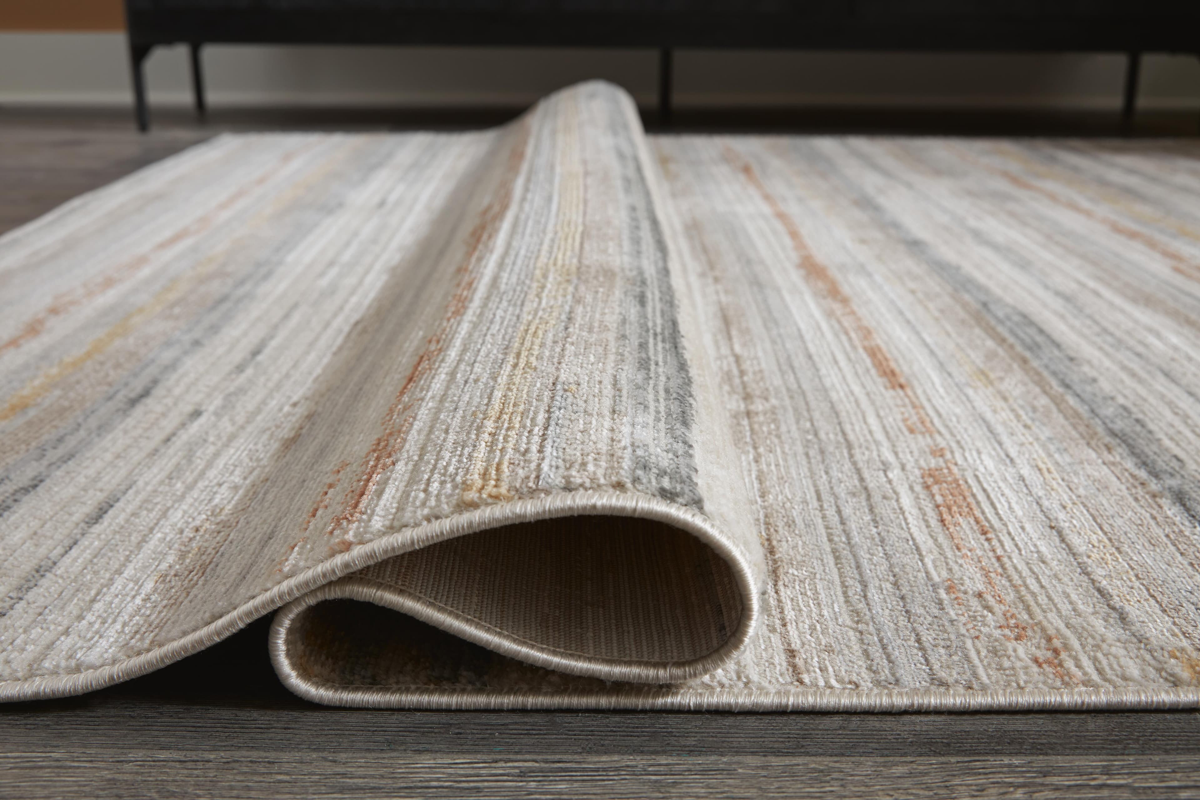 Artney 8' x 10' Rug — Yellow, Black/Gray & Brown/Beige — view 4