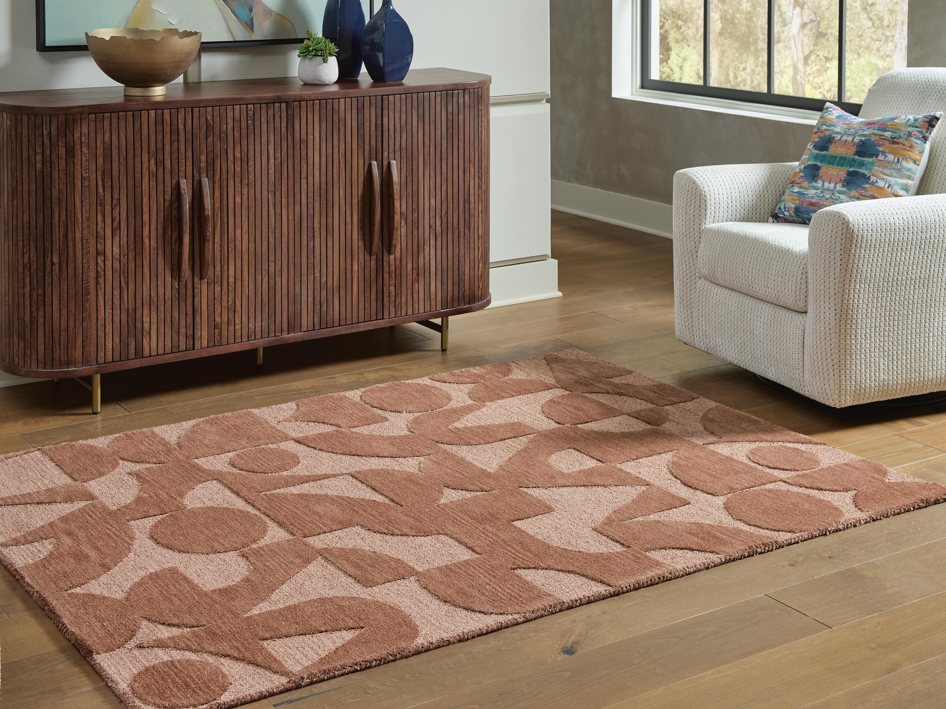 Perrenton 8' x 10' Rug — Red/Burgundy — view 2