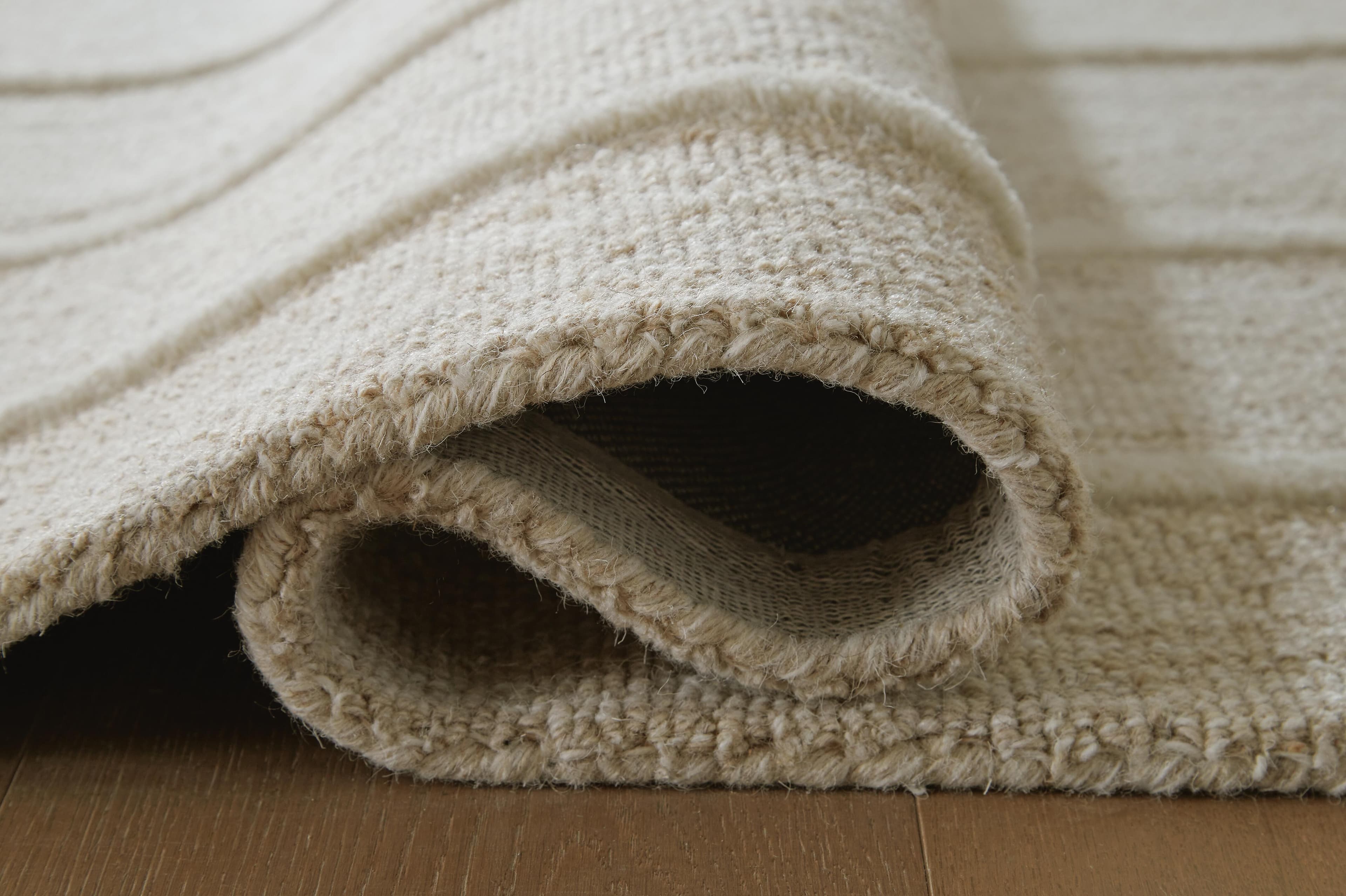 Teelgan Extra Large Rug — Brown/Beige — view 4