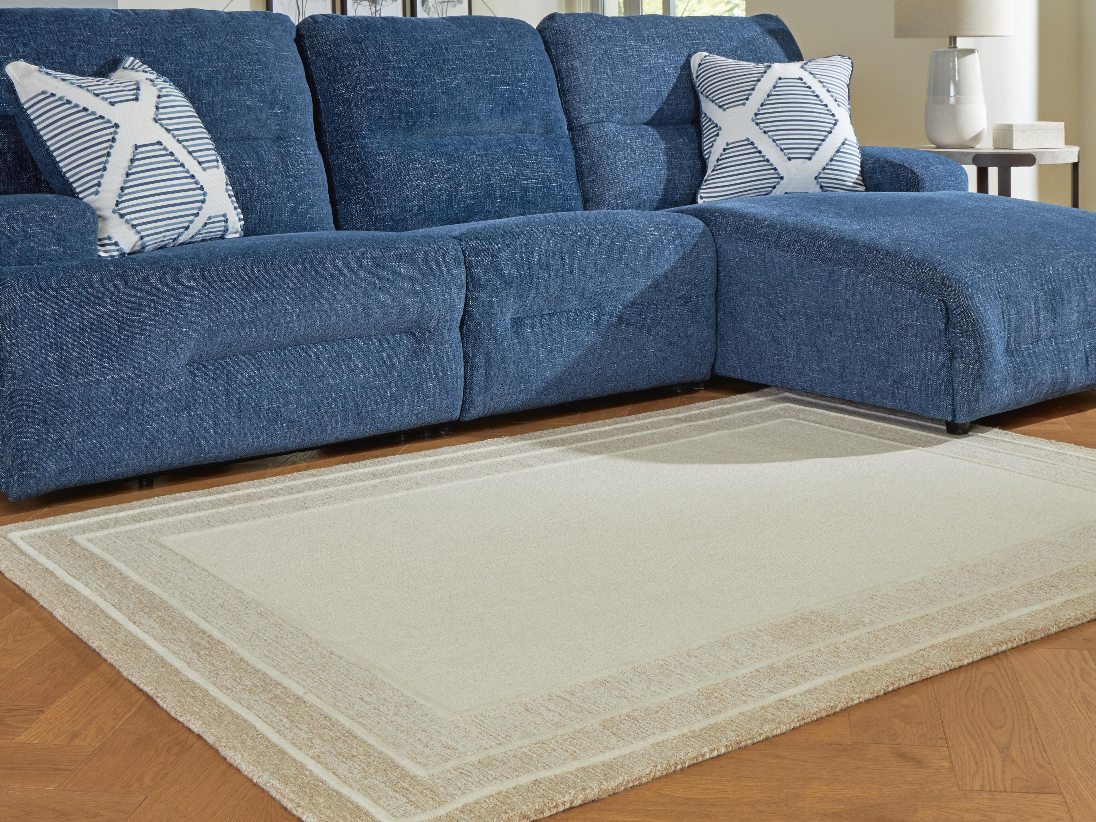 Teelgan Medium Rug — Brown/Beige — view 2