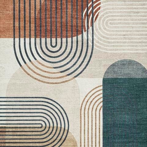 Farrendale Washable 5' x 7' Area Rug — Multi — view 5