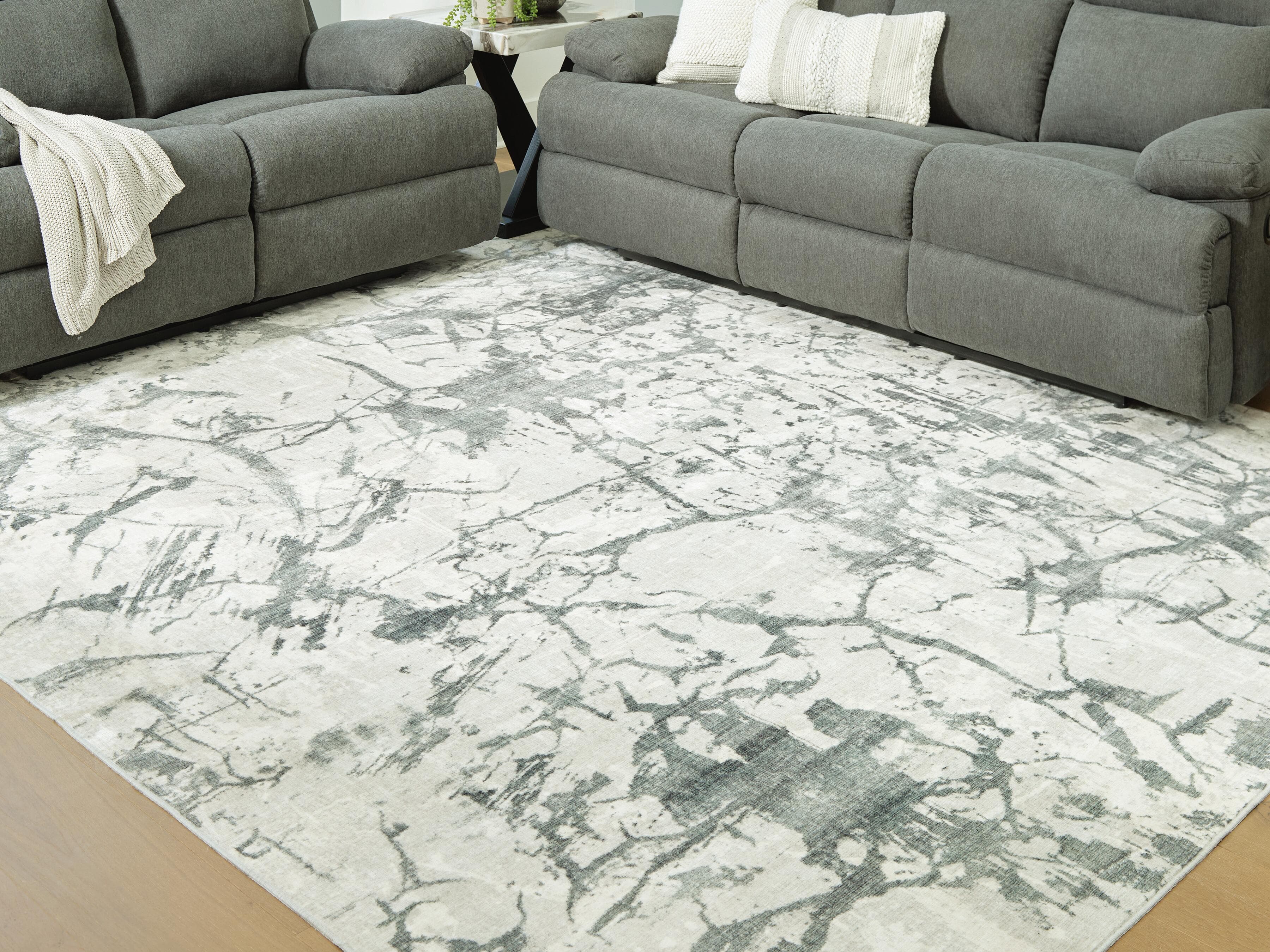 Tobinbury Washable 8' x 10' Area Rug — Gray — view 2
