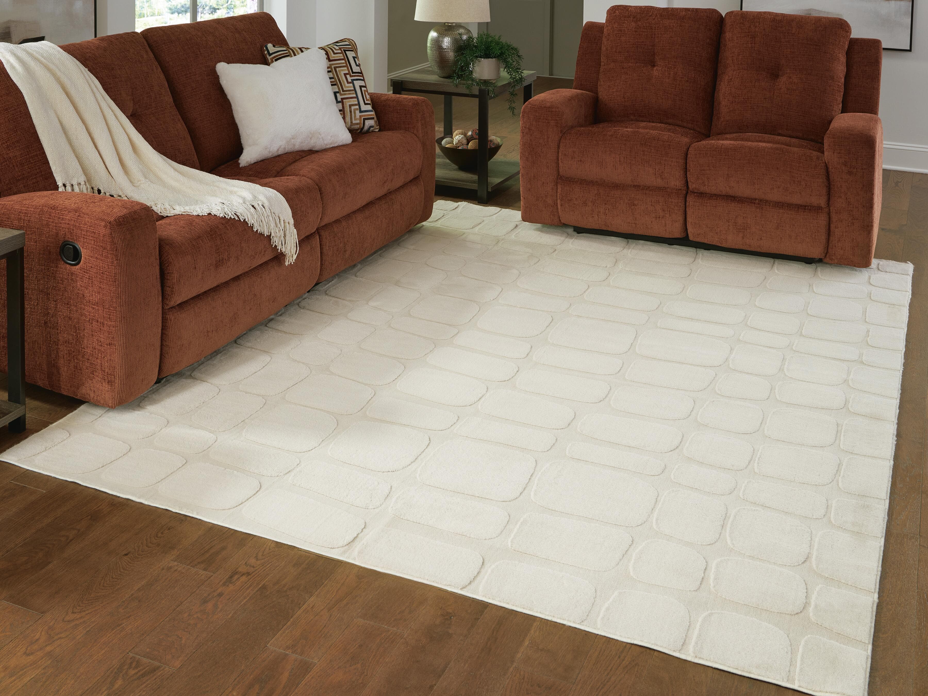Malvinsboro Washable 8' x 10' Area Rug — Sandstone — view 2