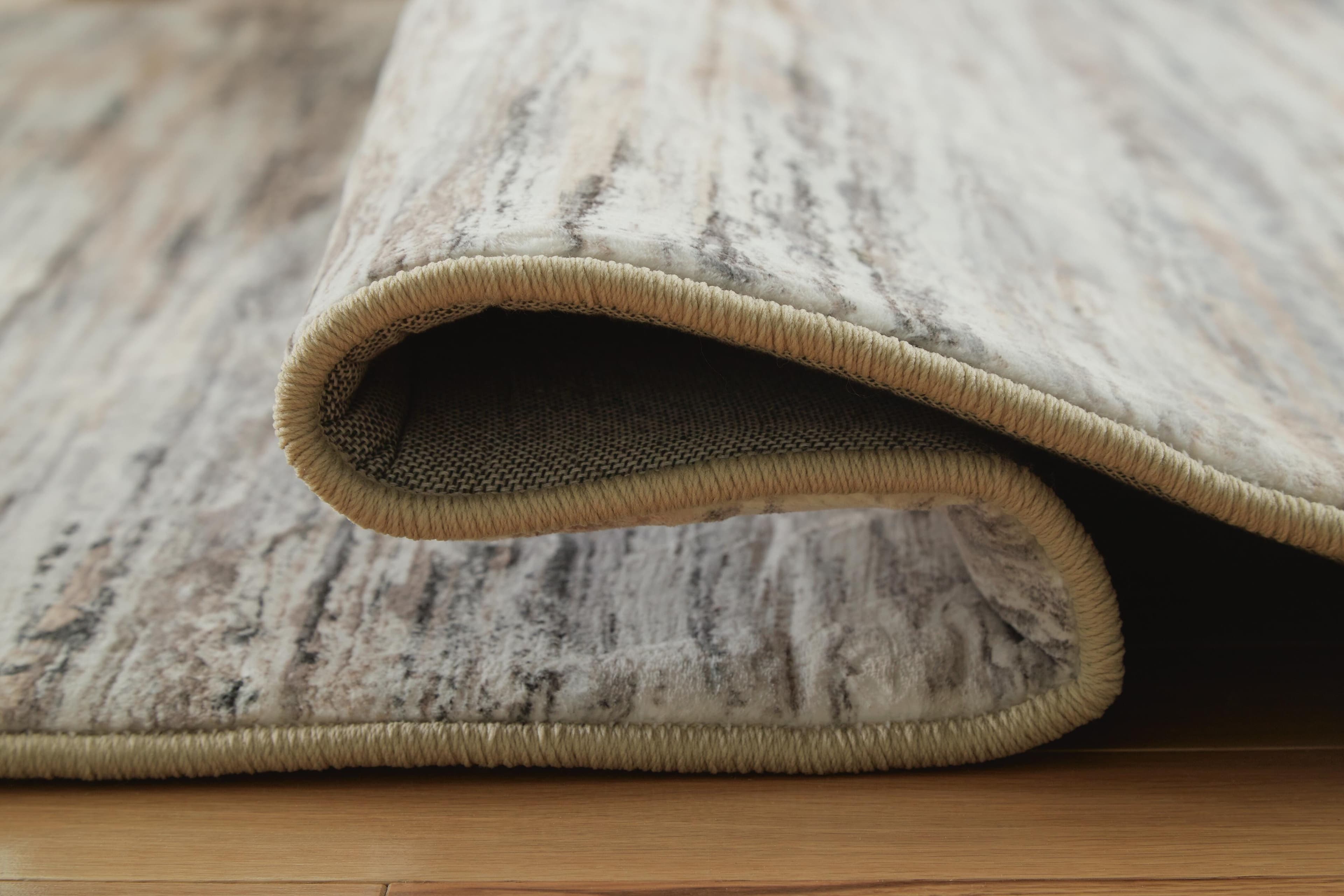 Nace 5' x 7' Memory Foam Area Rug — Gray/Brown/White — view 4