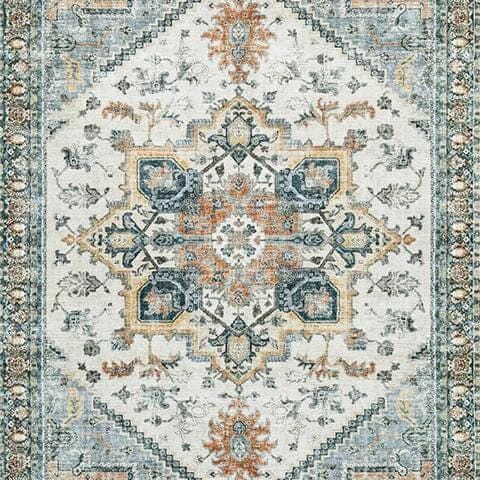 Wallney 5' x 7' Memory Foam Area Rug — Multi — view 5