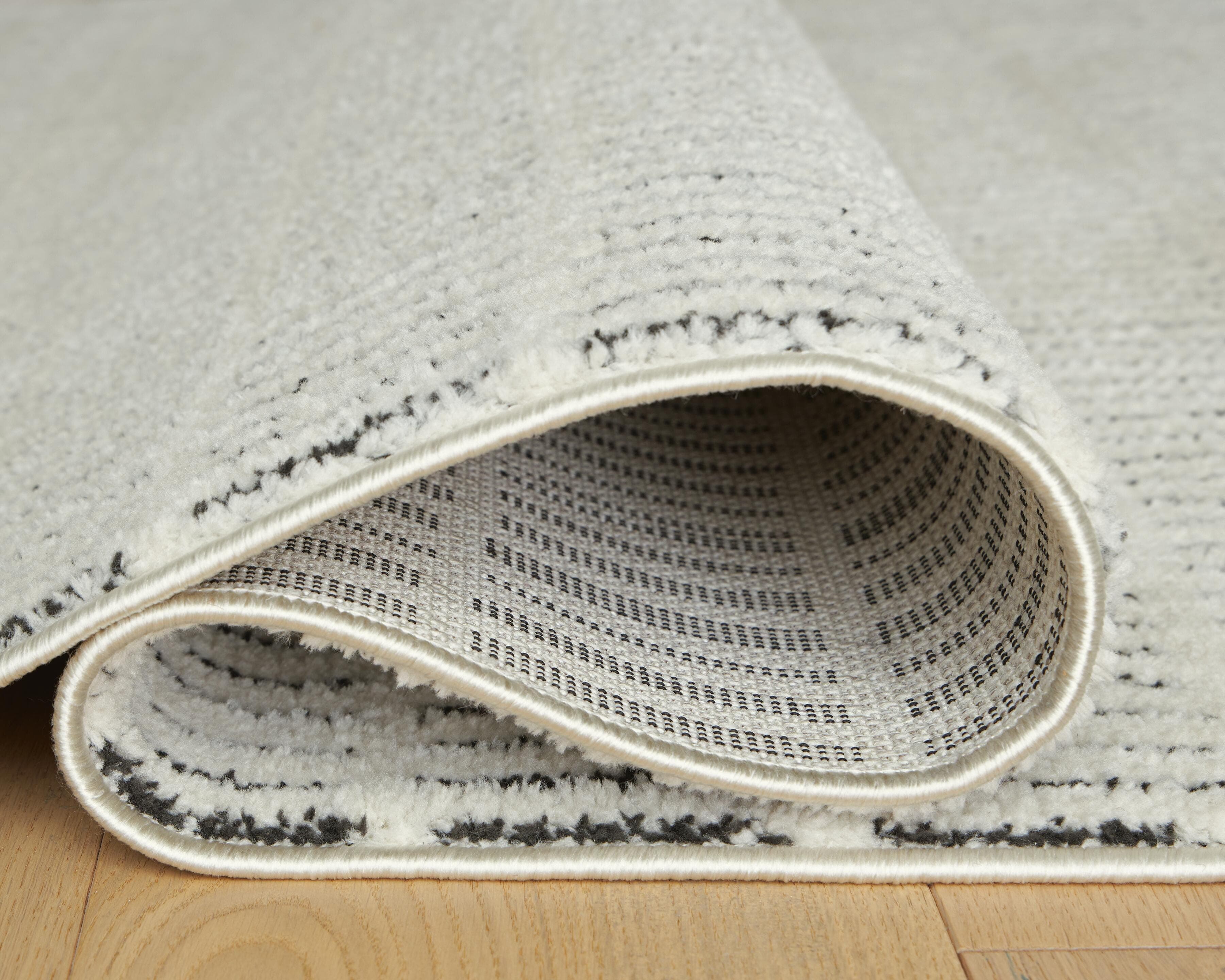 Turinwith 7'10" x 9'10" Area Rug — Ivory/Black — view 4