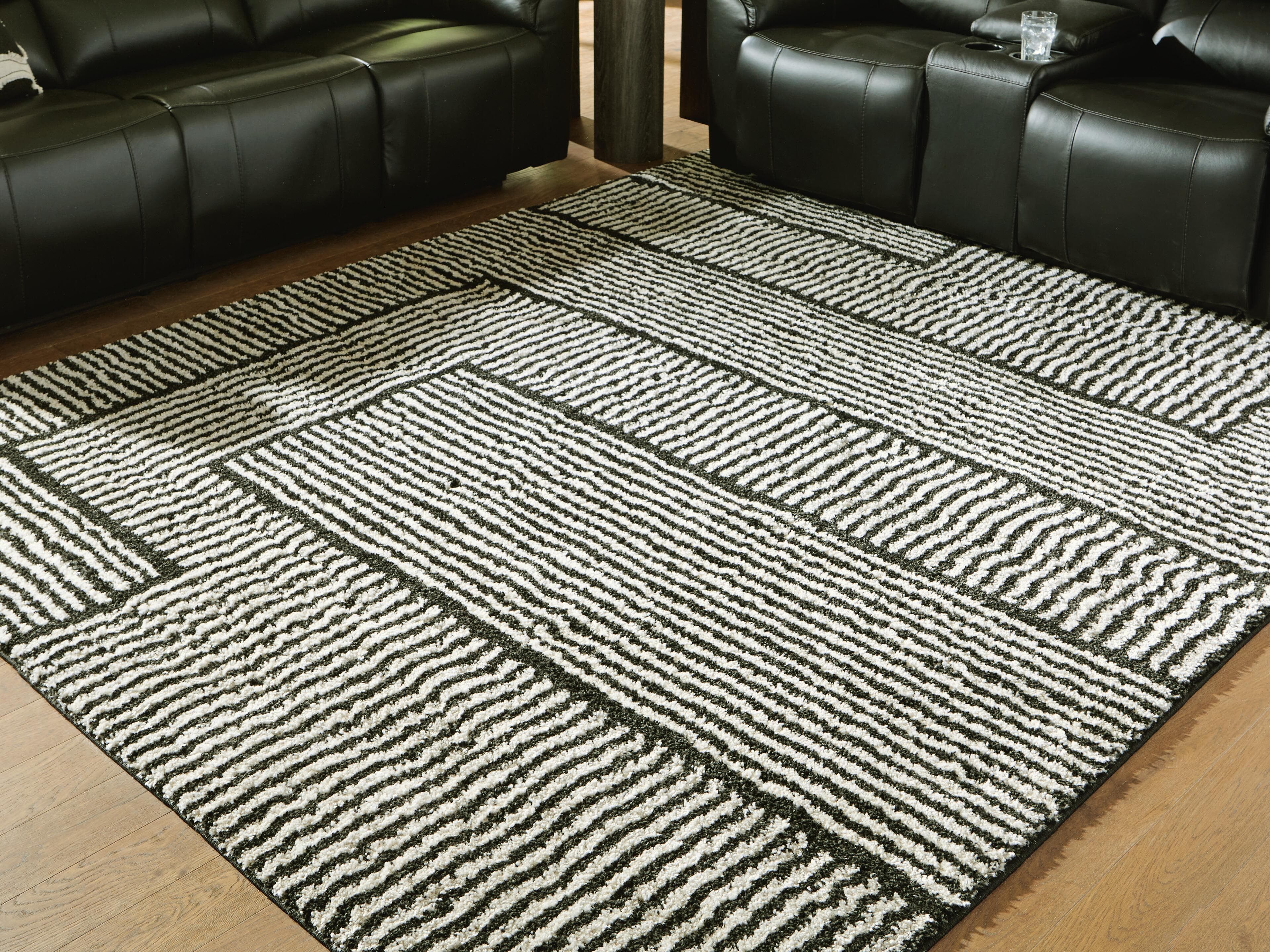 Kurtmen 7'10" x 9'10" Area Rug — Black/Ivory — view 2