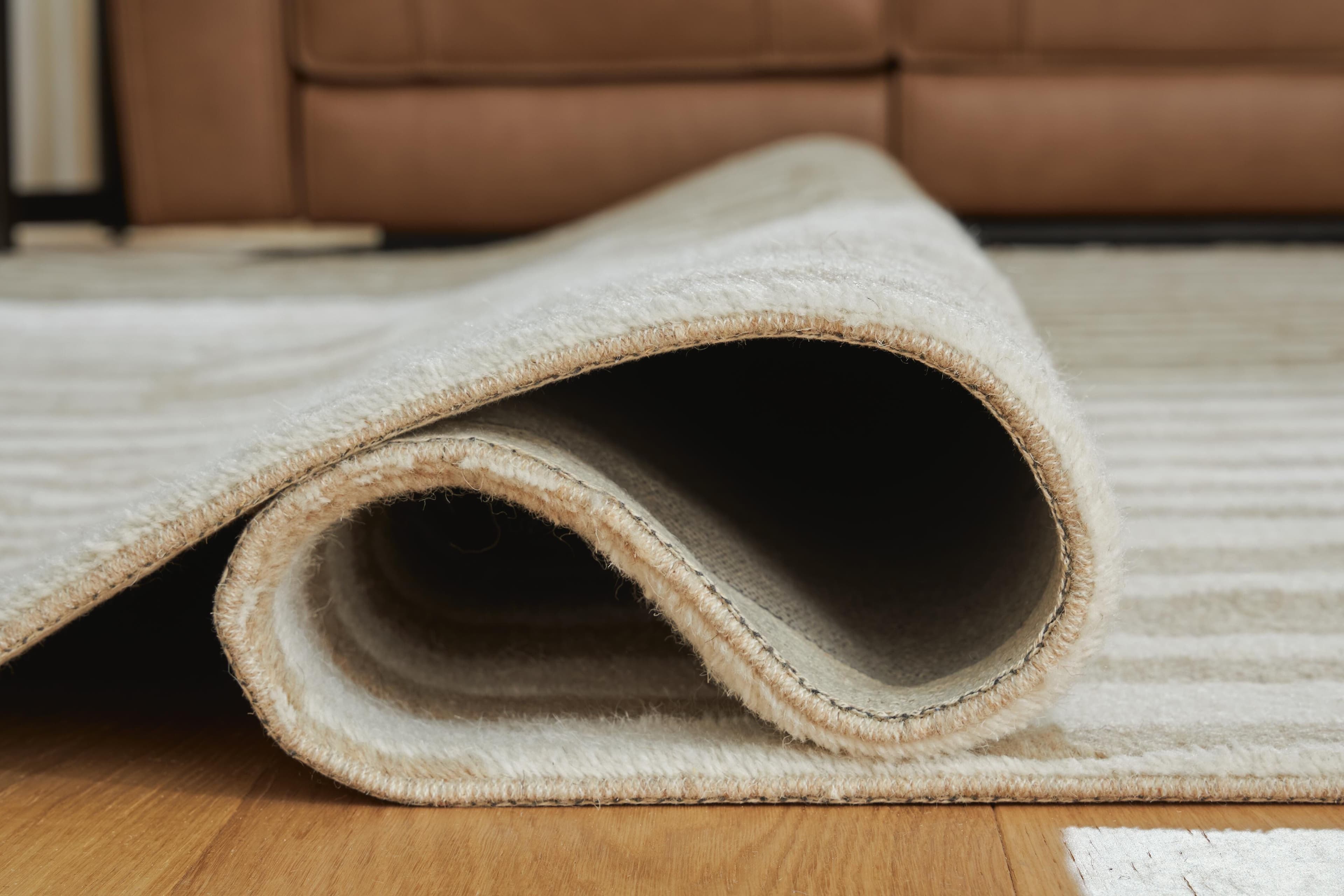 Corrbell 7'8" x 10' Area Rug — Beige/White — view 4