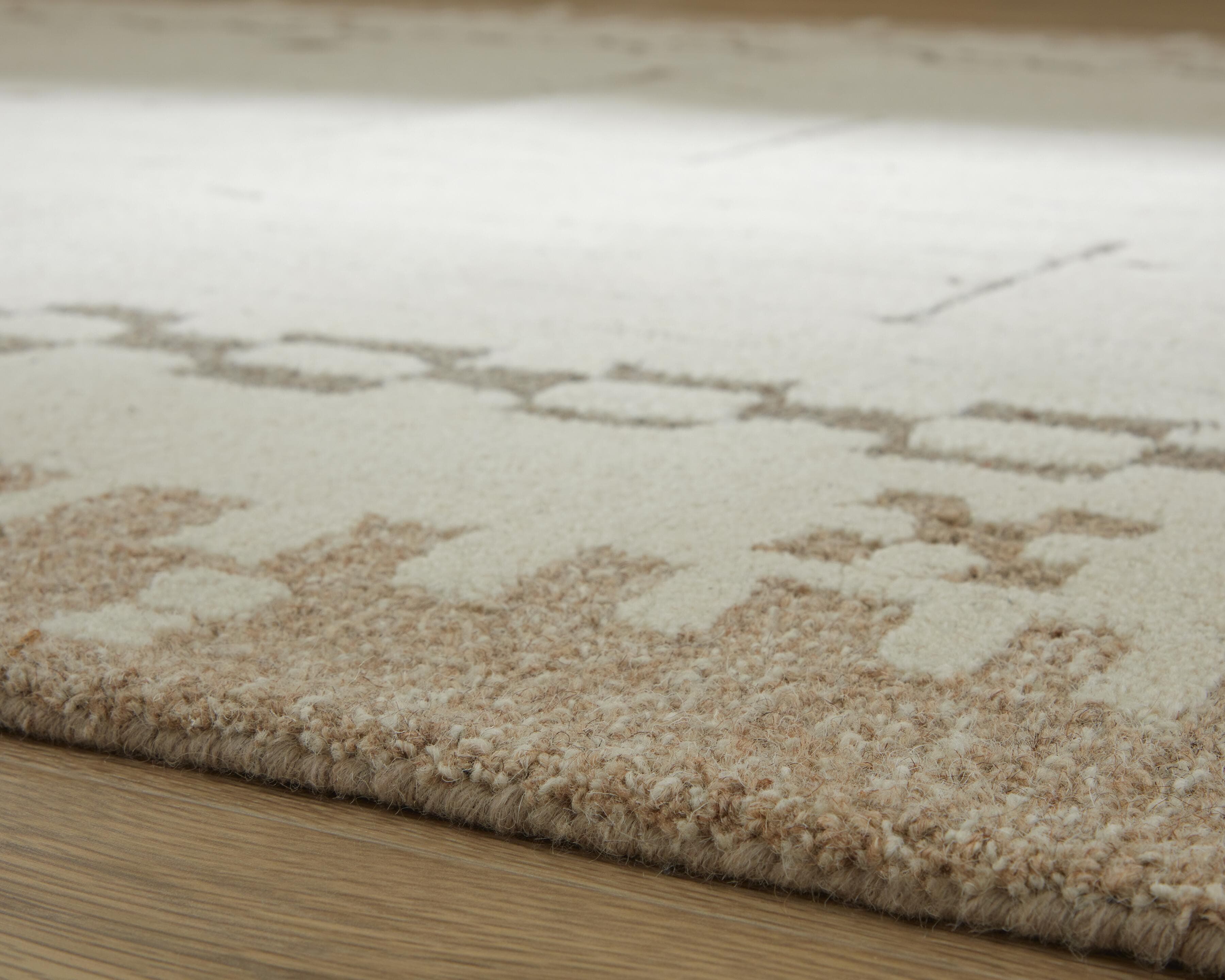 Dot 7'8" x 10' Area Rug — Cream/Brown/Taupe — view 3