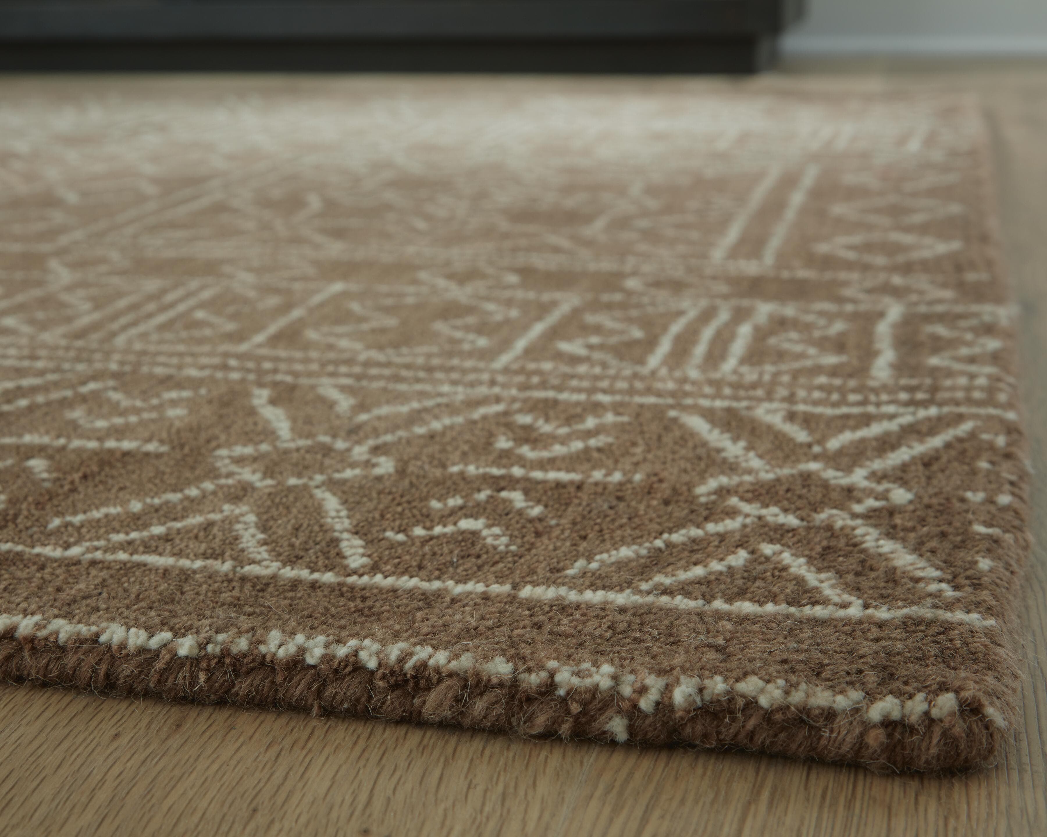 Merrittman 5' x 7' Area Rug — Brown/Ivory — view 3