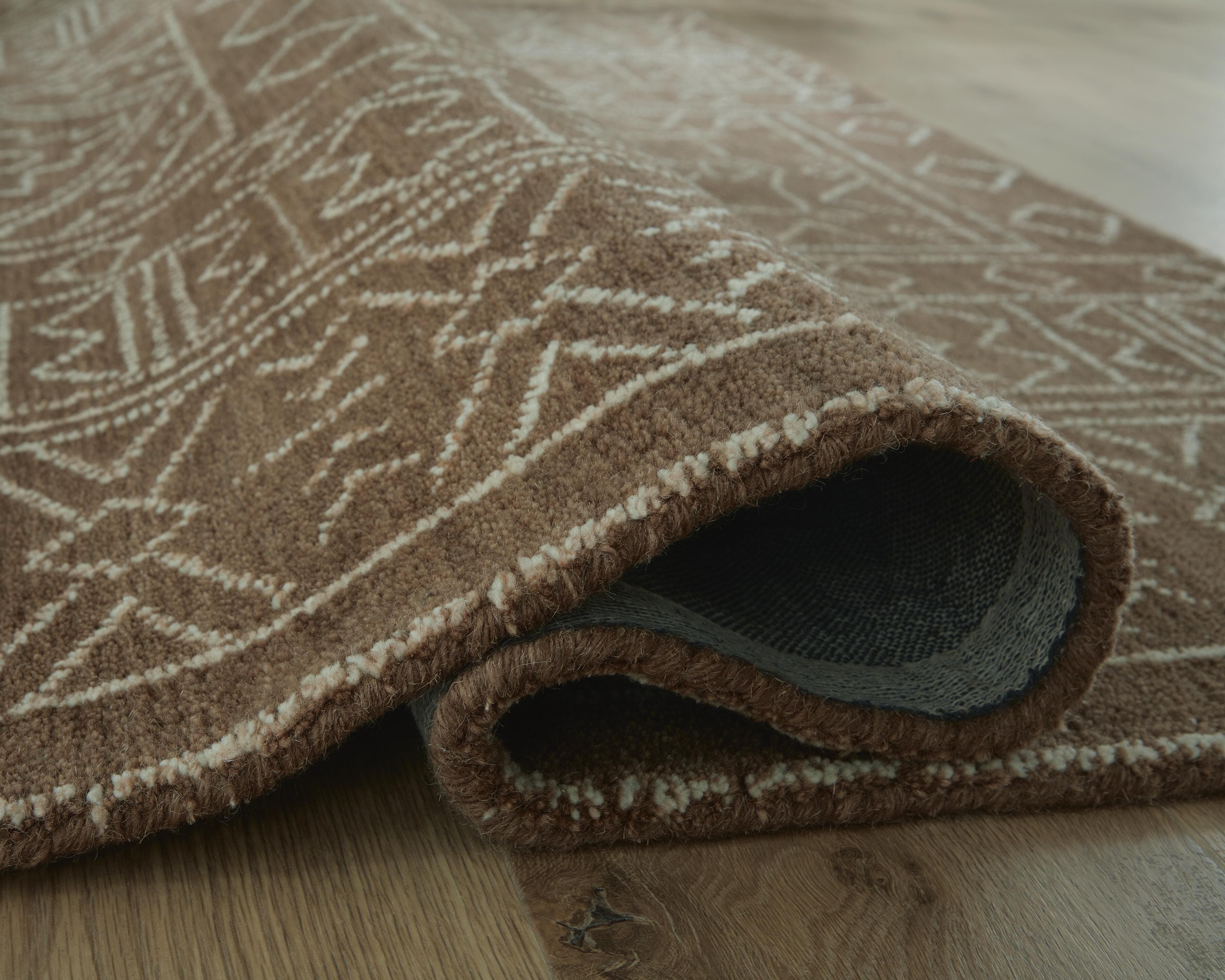 Merrittman 5' x 7' Area Rug — Brown/Ivory — view 4
