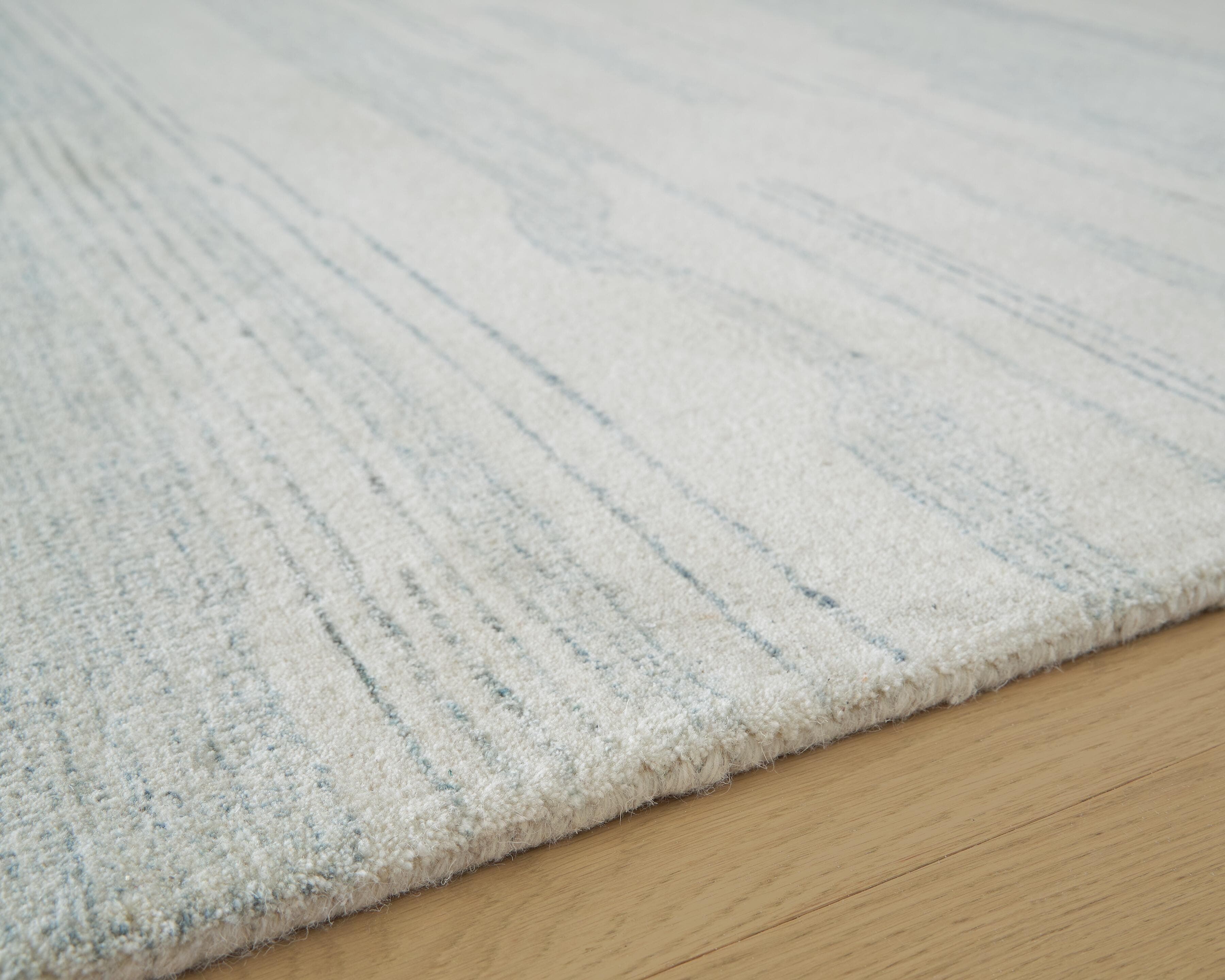 Genemost 7'8" x 10' Area Rug — Ivory/Blue — view 3
