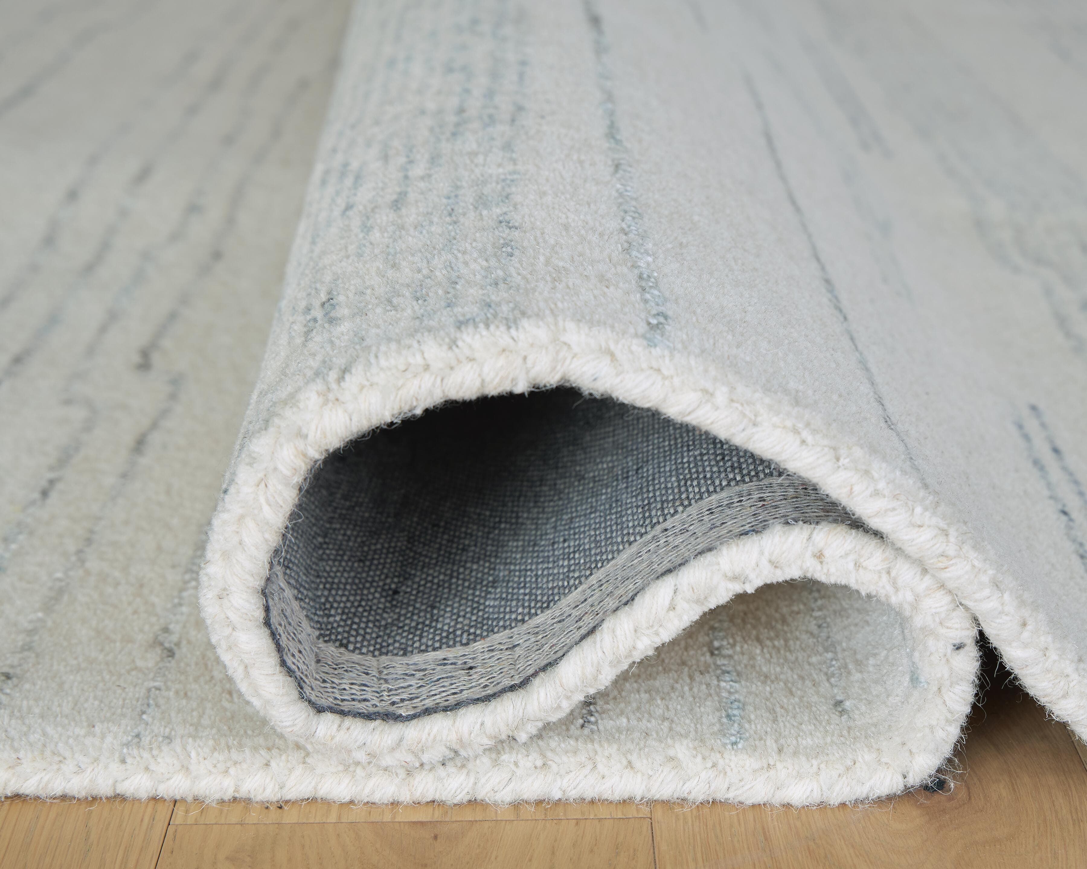 Genemost 7'8" x 10' Area Rug — Ivory/Blue — view 4